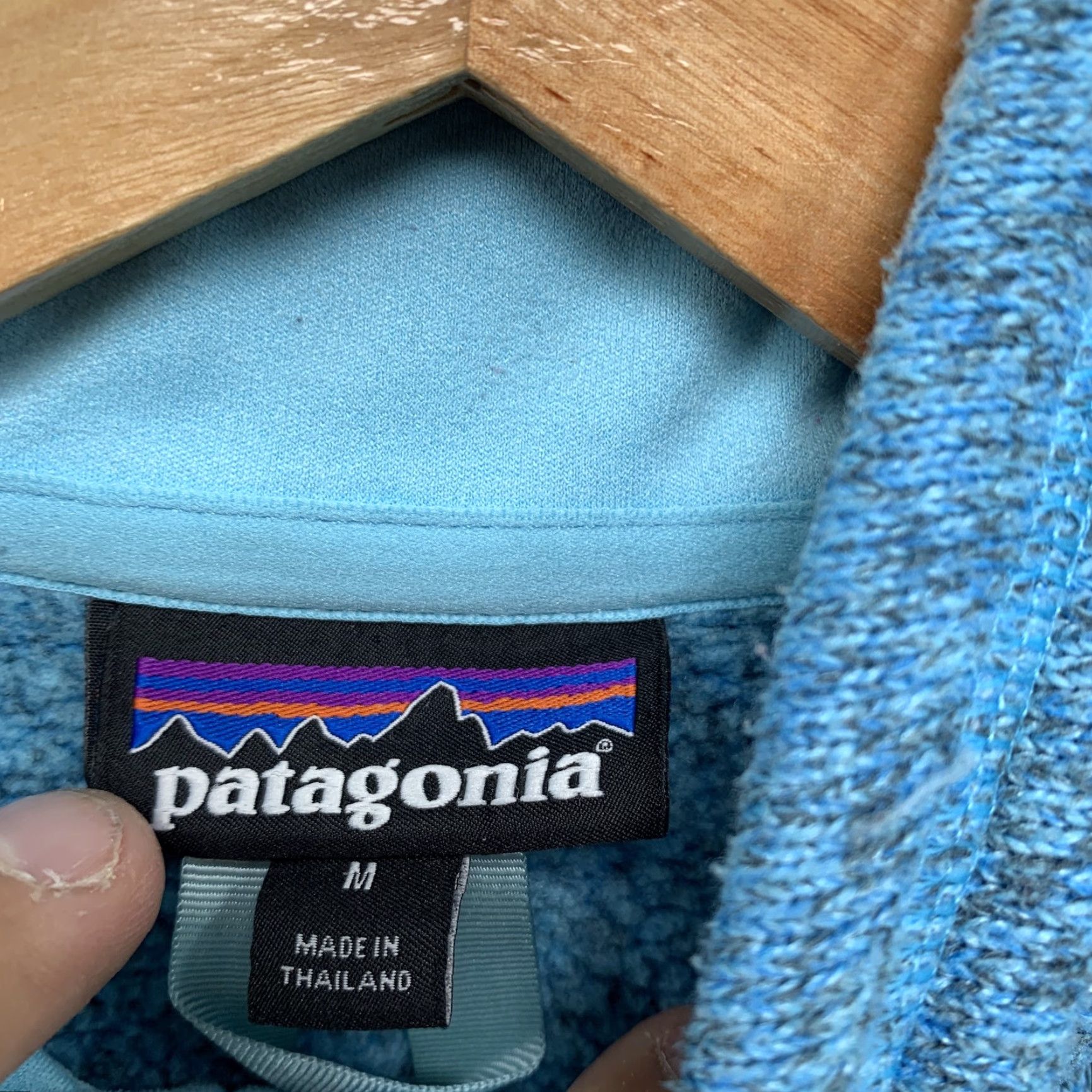 Patagonia Patagonia Better Sweater 1/4 Zip Pullover Womens Medium Blue Casual Shirt Size M / US 6-8 / IT 42-44 - 5 Thumbnail