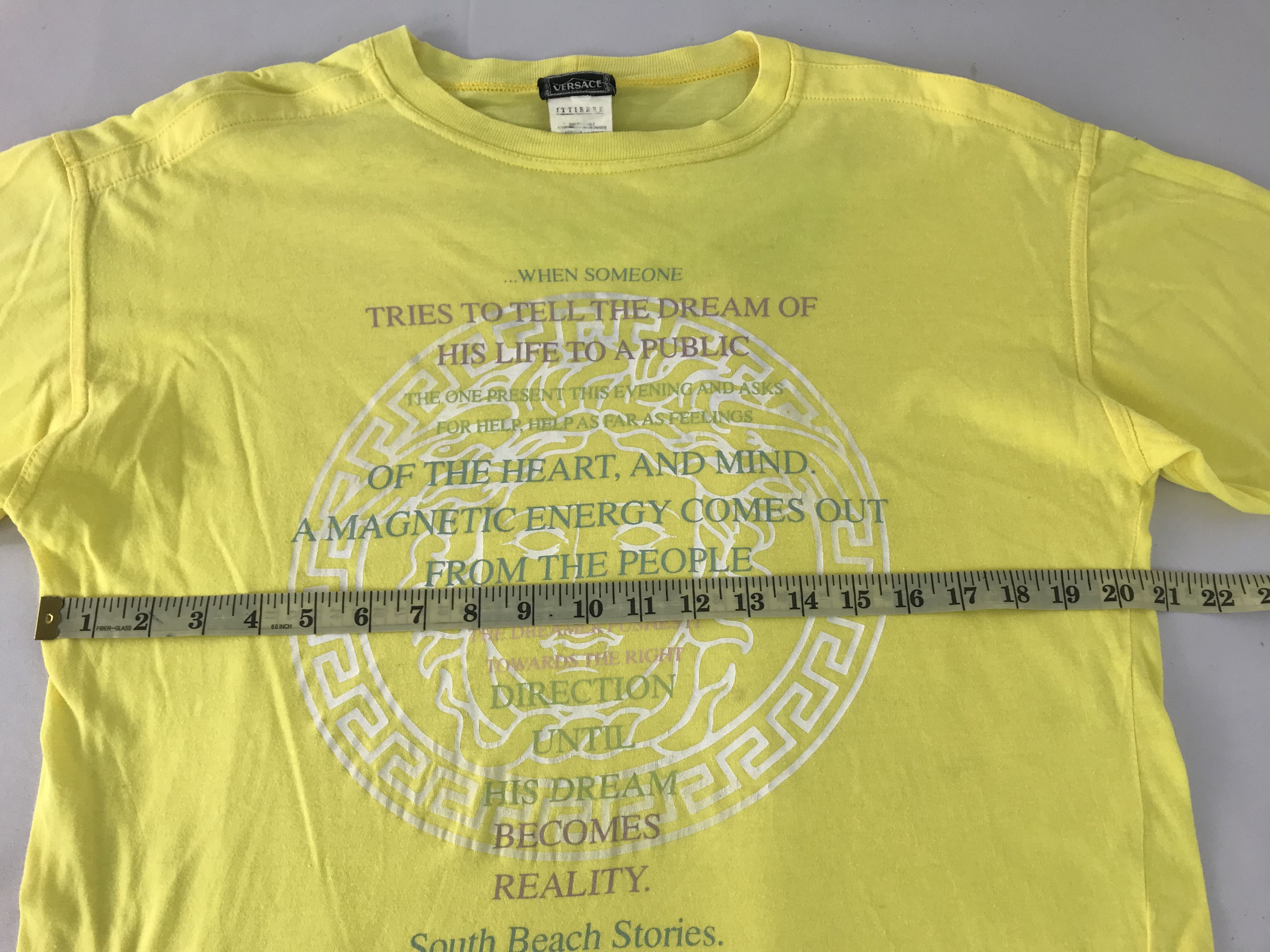 Versace Versace Jeans Couture Quotes Logo Style Printed Tee T-shirt Size US M / EU 48-50 / 2 - 8 Thumbnail