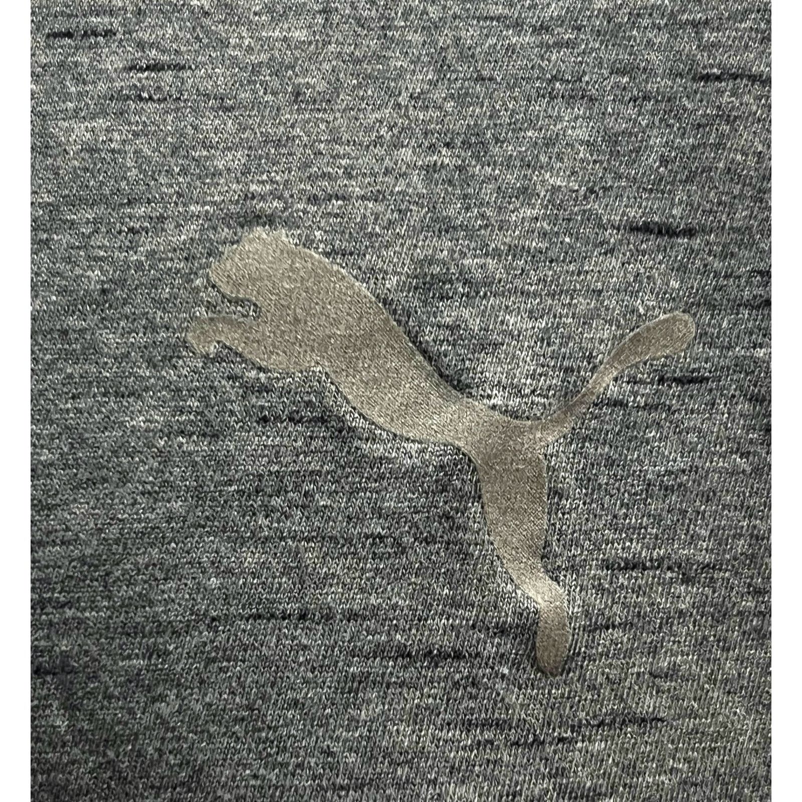 Puma Puma Shirt Mens Large Gray Short Sleeve Tee Workout Size US L / EU 52-54 / 3 - 3 Thumbnail