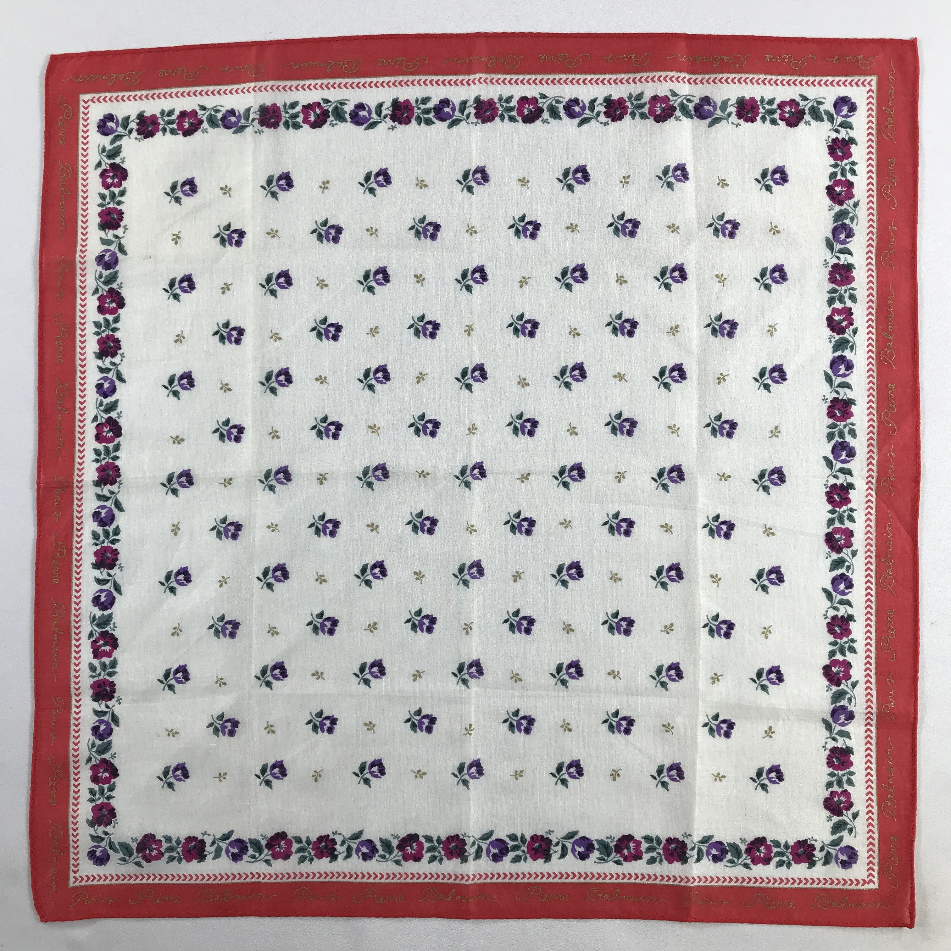 Pierre Balmain Pierre Balmain Handkerchief / Bandana / Neckerchief C786 Size ONE SIZE - 3 Thumbnail