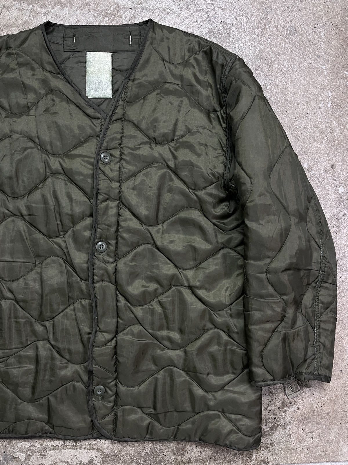 Vintage 1980s MILITARY LINER JACKET - LOT № 2252 Size US L / EU 52-54 / 3 - 2 Thumbnail