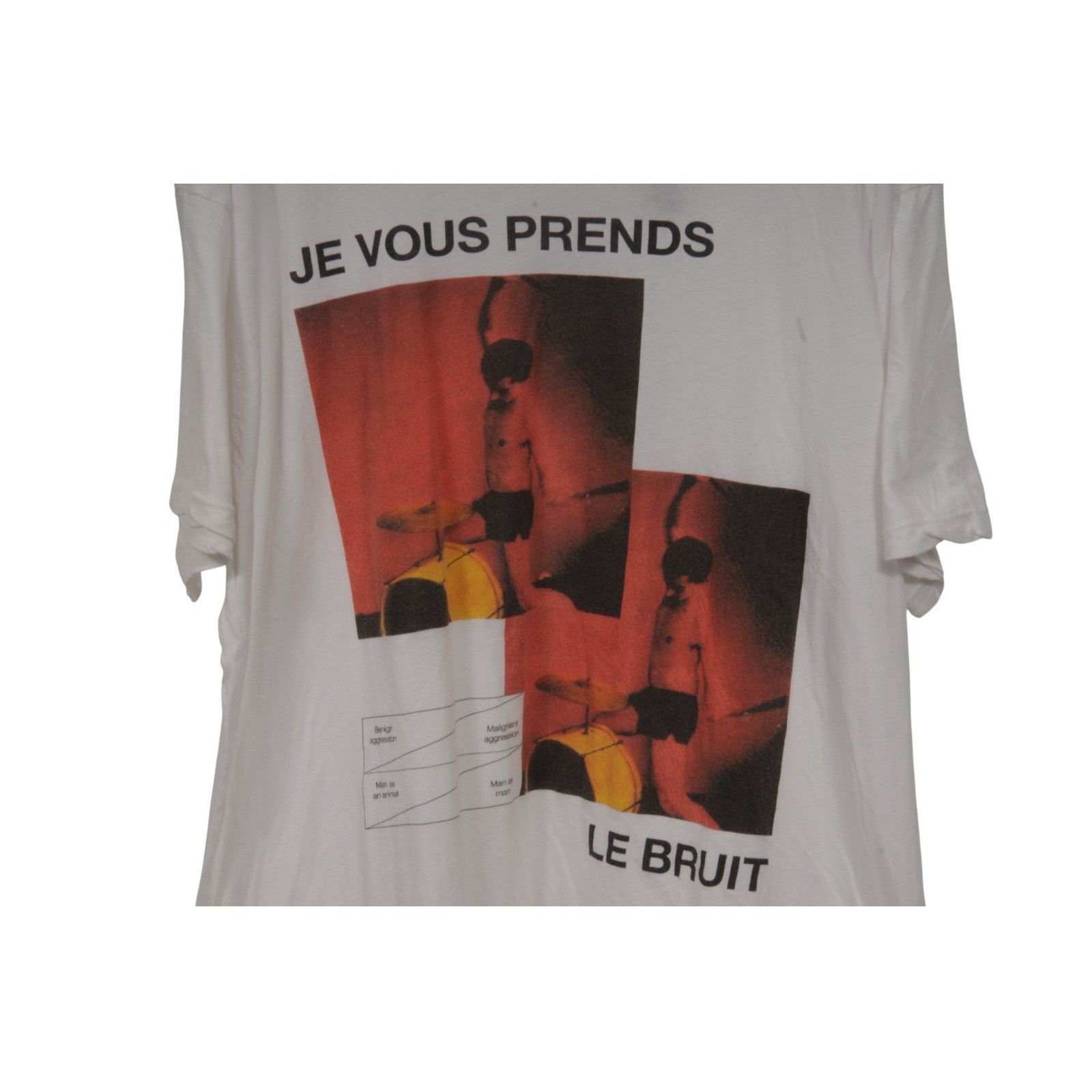 Enfants Riches Deprimes Je Vous Prends Le Brut White T Shirt Size US L / EU 52-54 / 3 - 4 Thumbnail