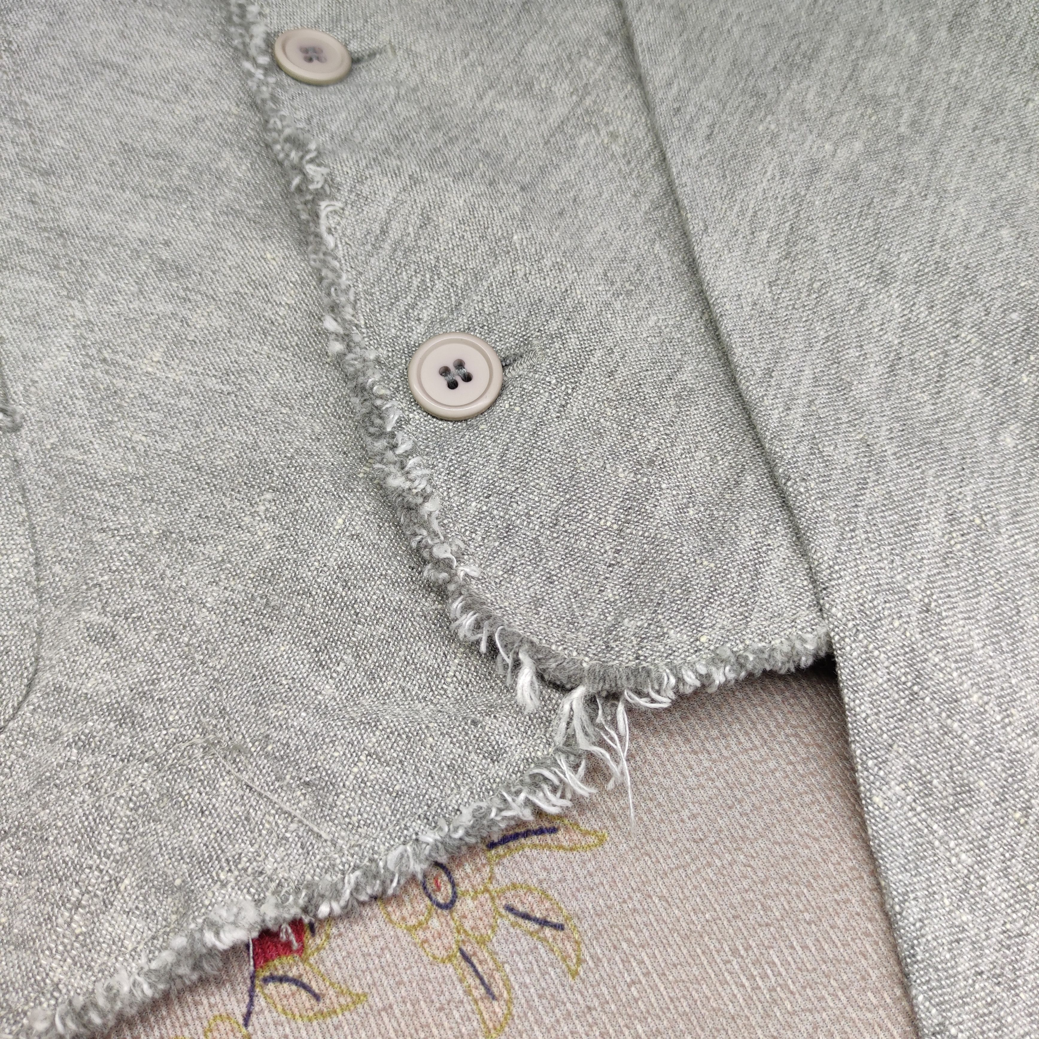 Issey Miyake a75 Plantation by Issey Miyake Distressed style jacket Size M / US 6-8 / IT 42-44 - 6 Thumbnail