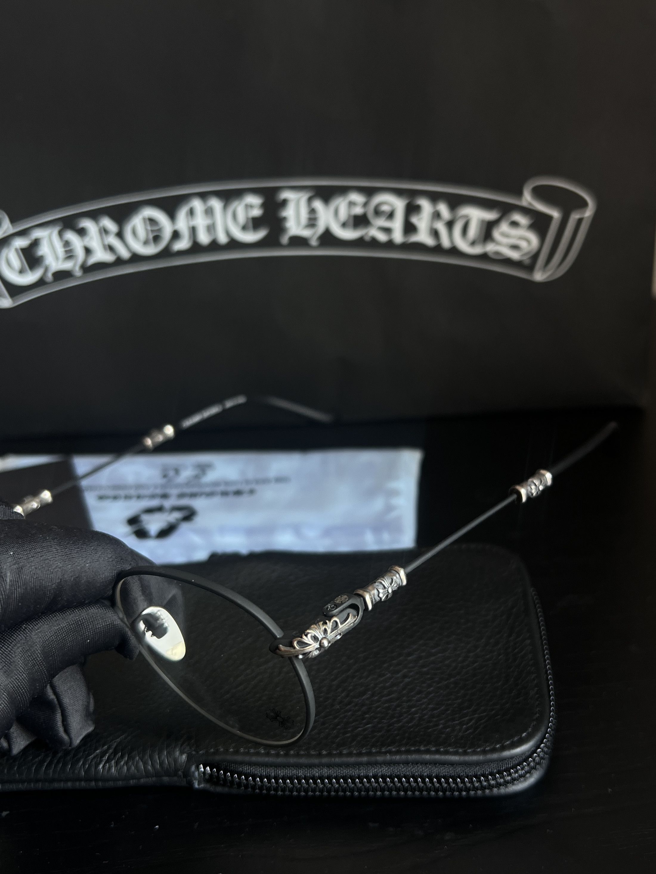 Chrome Hearts Chrome Hearts BUBBA – A – MATTE BLACK Glasses Size ONE SIZE - 7 Thumbnail