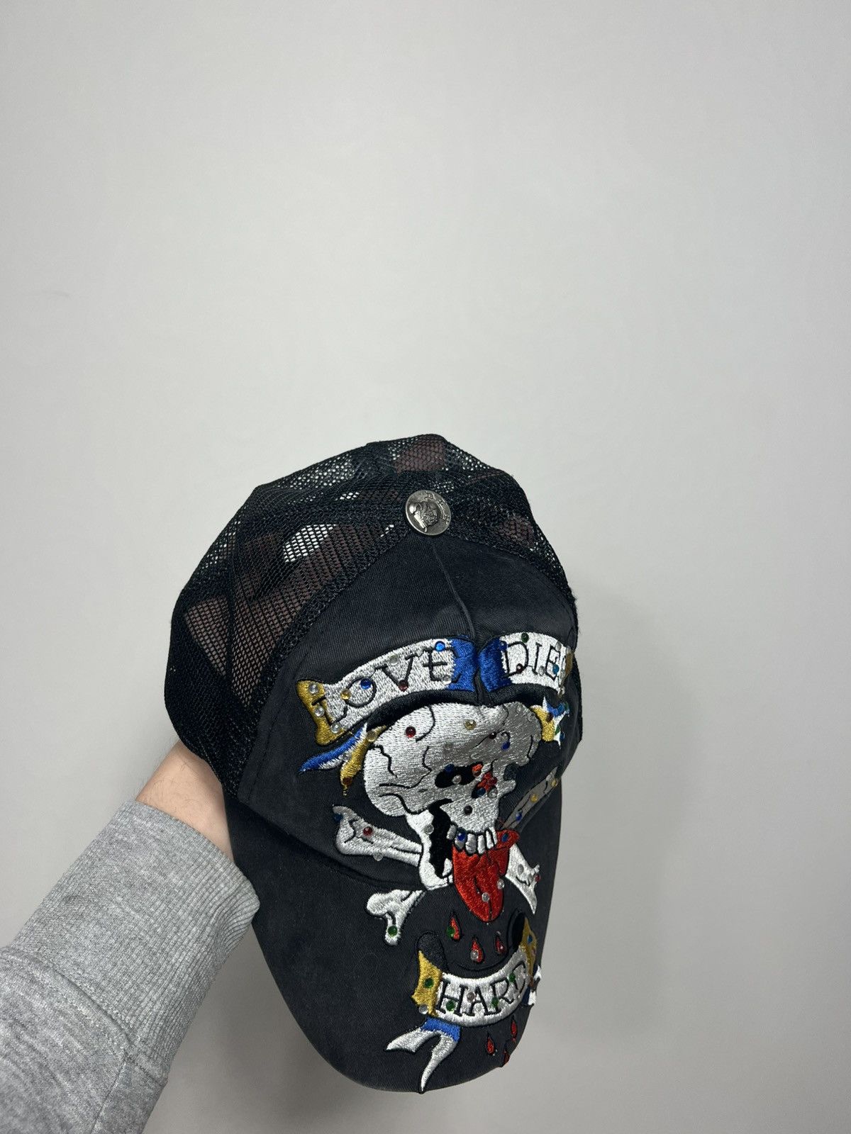 Ed Hardy Vintage Ed Hardy by Christian Audigier Love Dies Hard Cap Size ONE SIZE - 6 Thumbnail