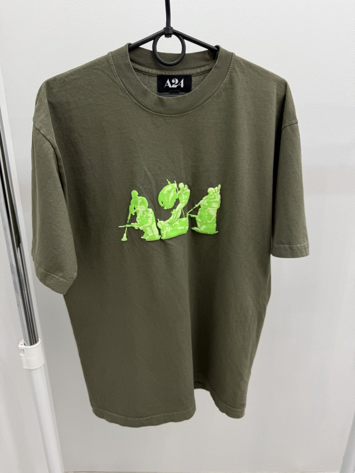 A24 A24 - White Googly Eye Puff Print Logo Tee | Grailed