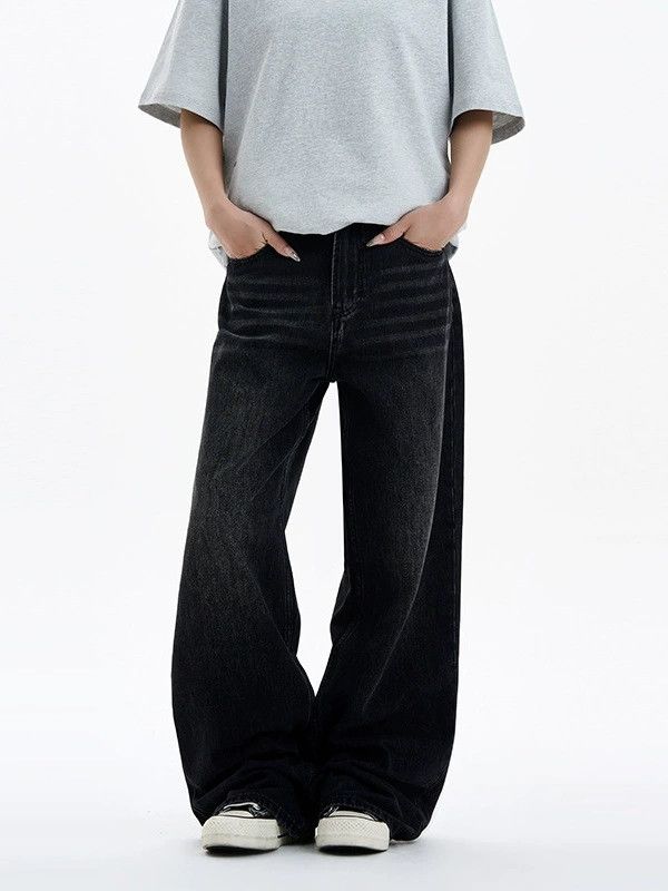 Vintage Men's Retro Washed Loose-Fit Flared Jeans Size US 32 / EU 48 - 1 Thumbnail
