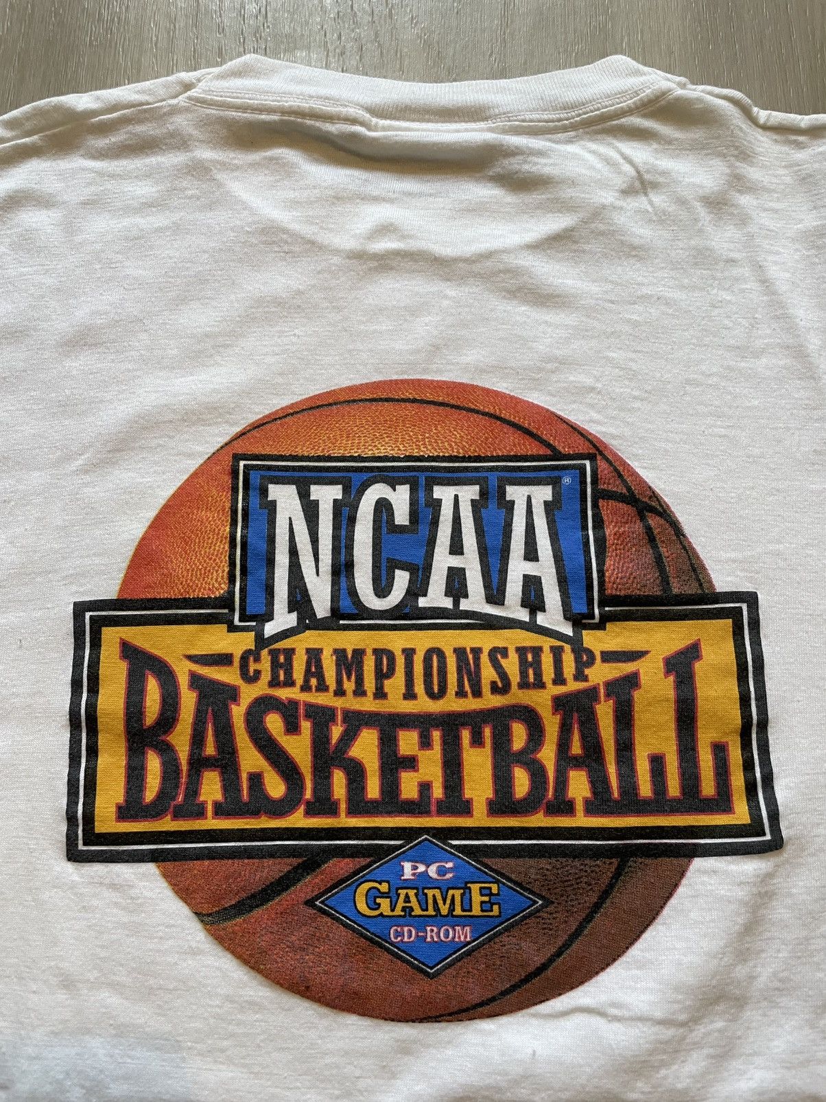 Vintage Vintage 90s NCAA Championship PC Game Promo Sz 2XL 21.5x28.5 Size US XL / EU 56 / 4 - 1 Thumbnail