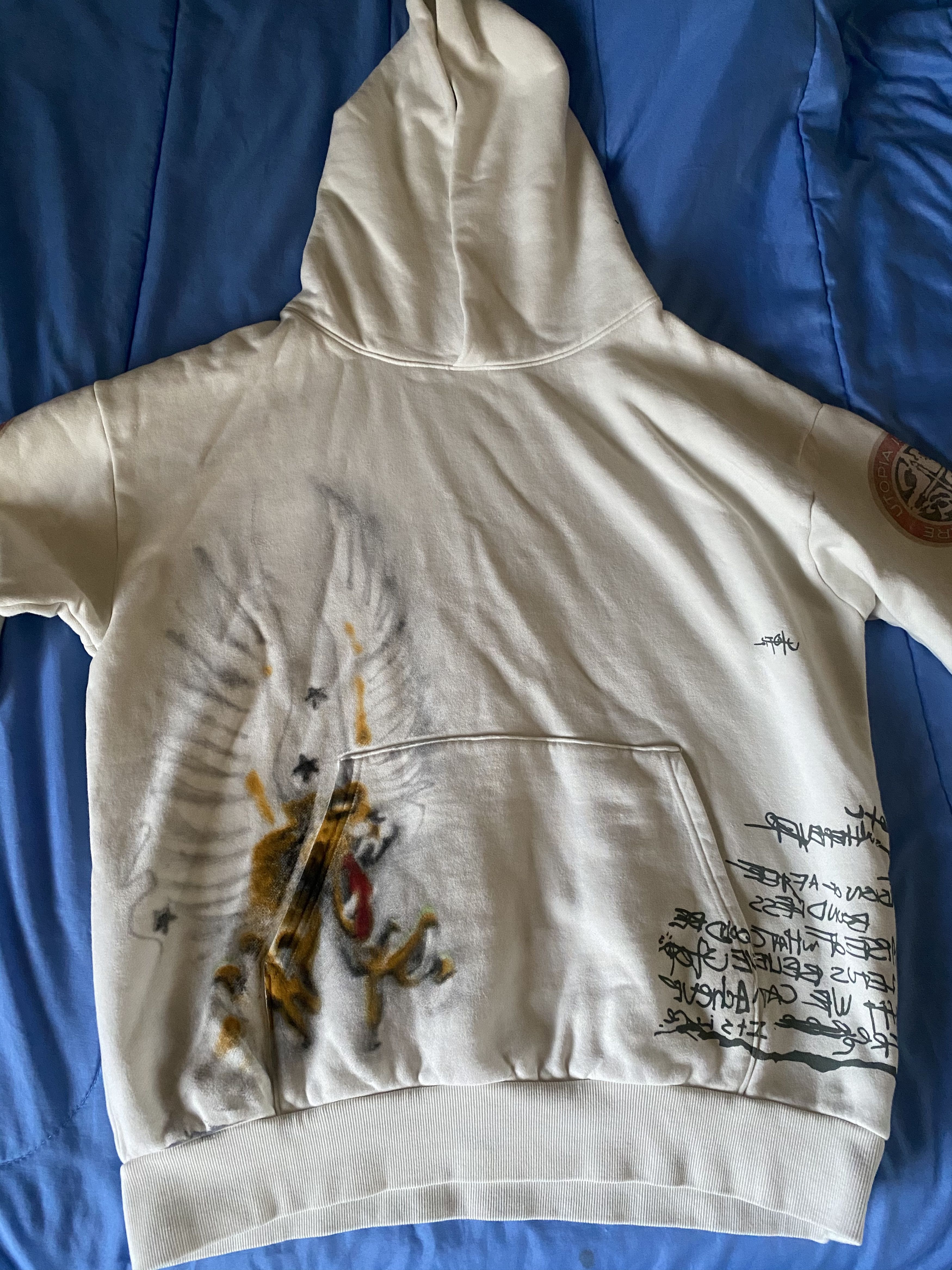 Travis Scott Travis Scott UTOPIA CIRCUS MAXIMUS WHITE HOODIE SIZE XL Size US XL / EU 56 / 4 - 2 Thumbnail