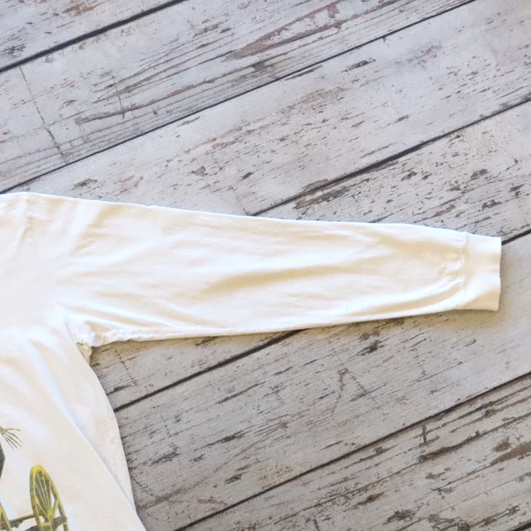 Online Ceramics Online Ceramics Longer Than You've Gone Before Long Sleeve Tee XL White Mens T-Shirt Size US XL / EU 56 / 4 - 5 Thumbnail