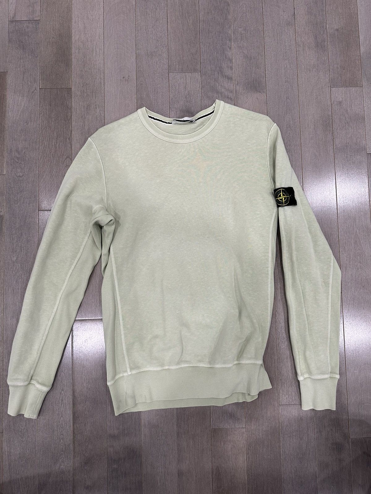 image of Stone Island Sweatshirt in Green, Men's (Size Large)