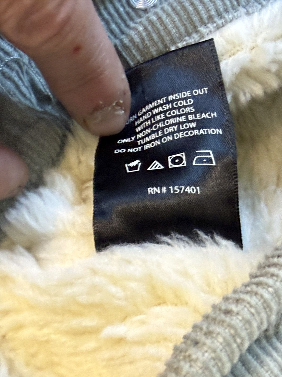Civil Regime Civil Regime Pigment Corduroy Sherpa Jacket Size Large Size US L / EU 52-54 / 3 - 4 Thumbnail
