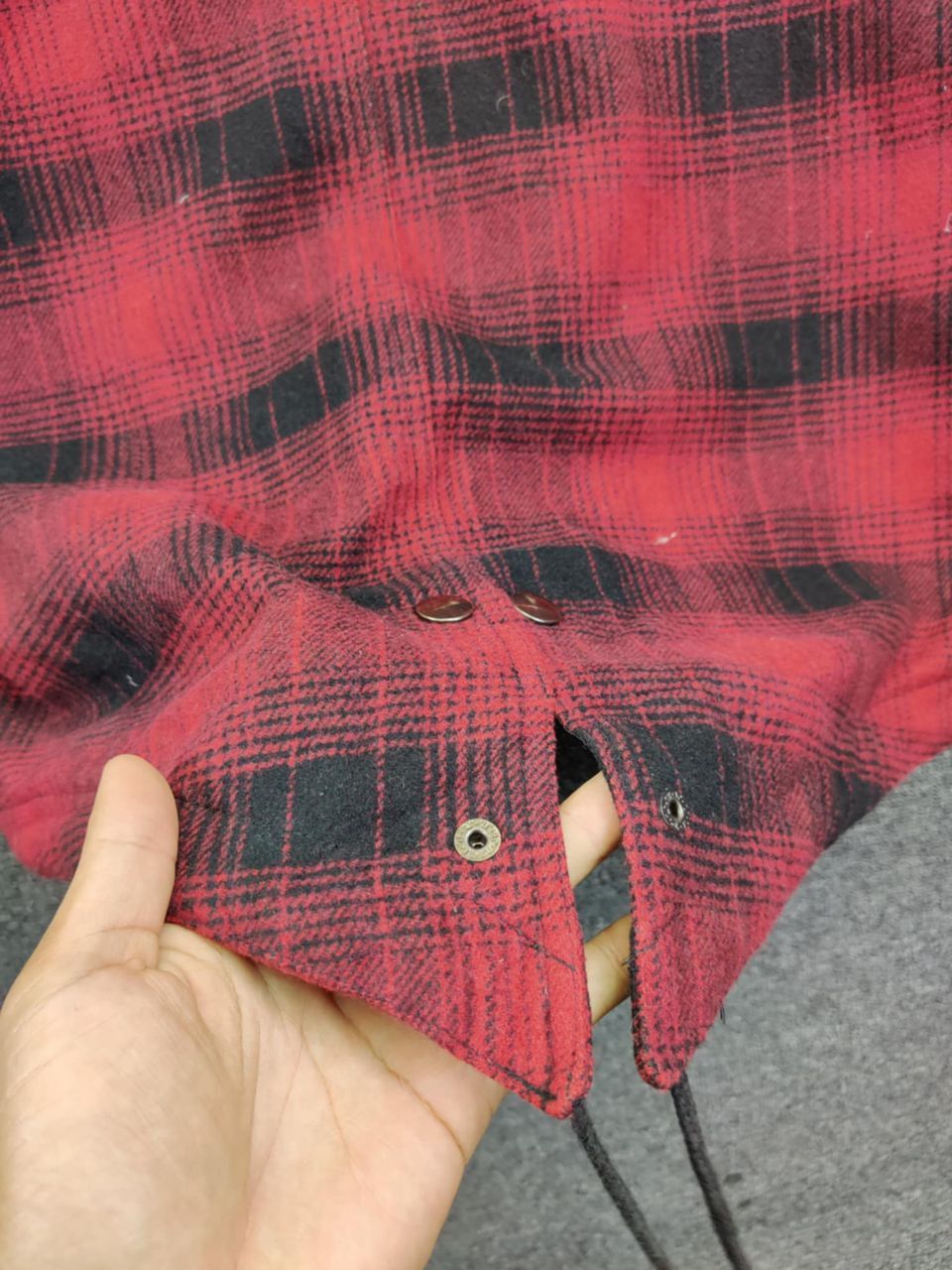 BERNINGS SHO Vintage Berning Sho Plaid Fireman Wool Parka Fishtail Jacket Size US M / EU 48-50 / 2 - 7 Thumbnail