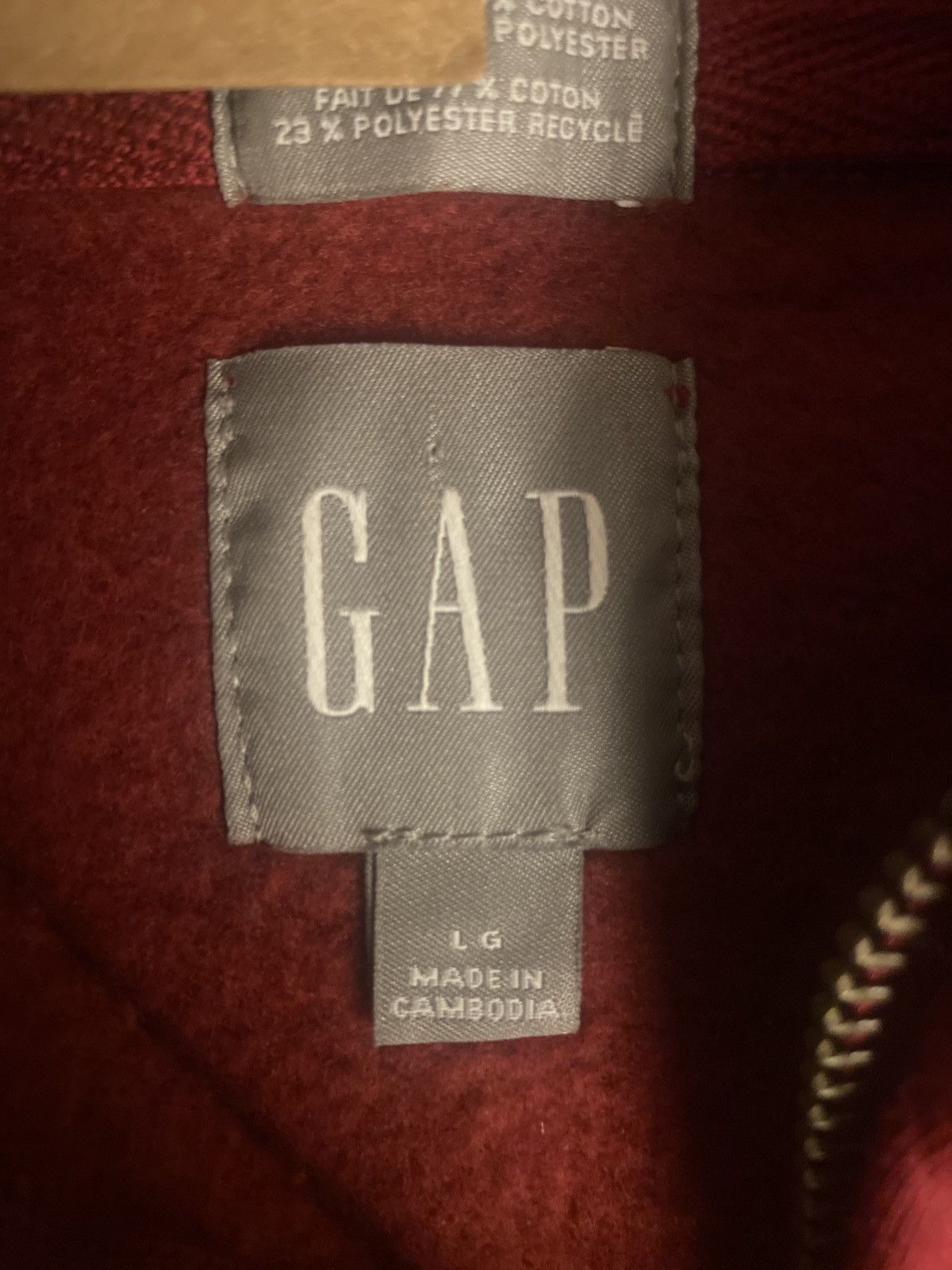 Gap Red/Navy Blue Gap Hoodie Size US L / EU 52-54 / 3 - 2 Thumbnail