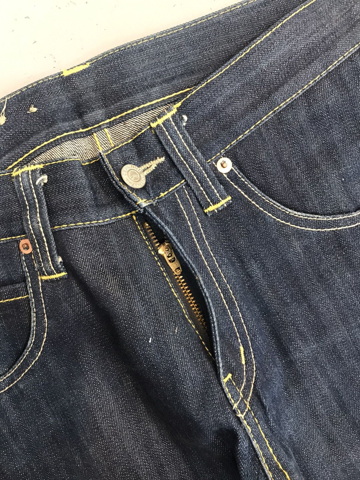 Japanese Brand × Vintage Vintage devil nut denim crazy prints diecock denim Size US 30 / EU 46 - 5 Thumbnail