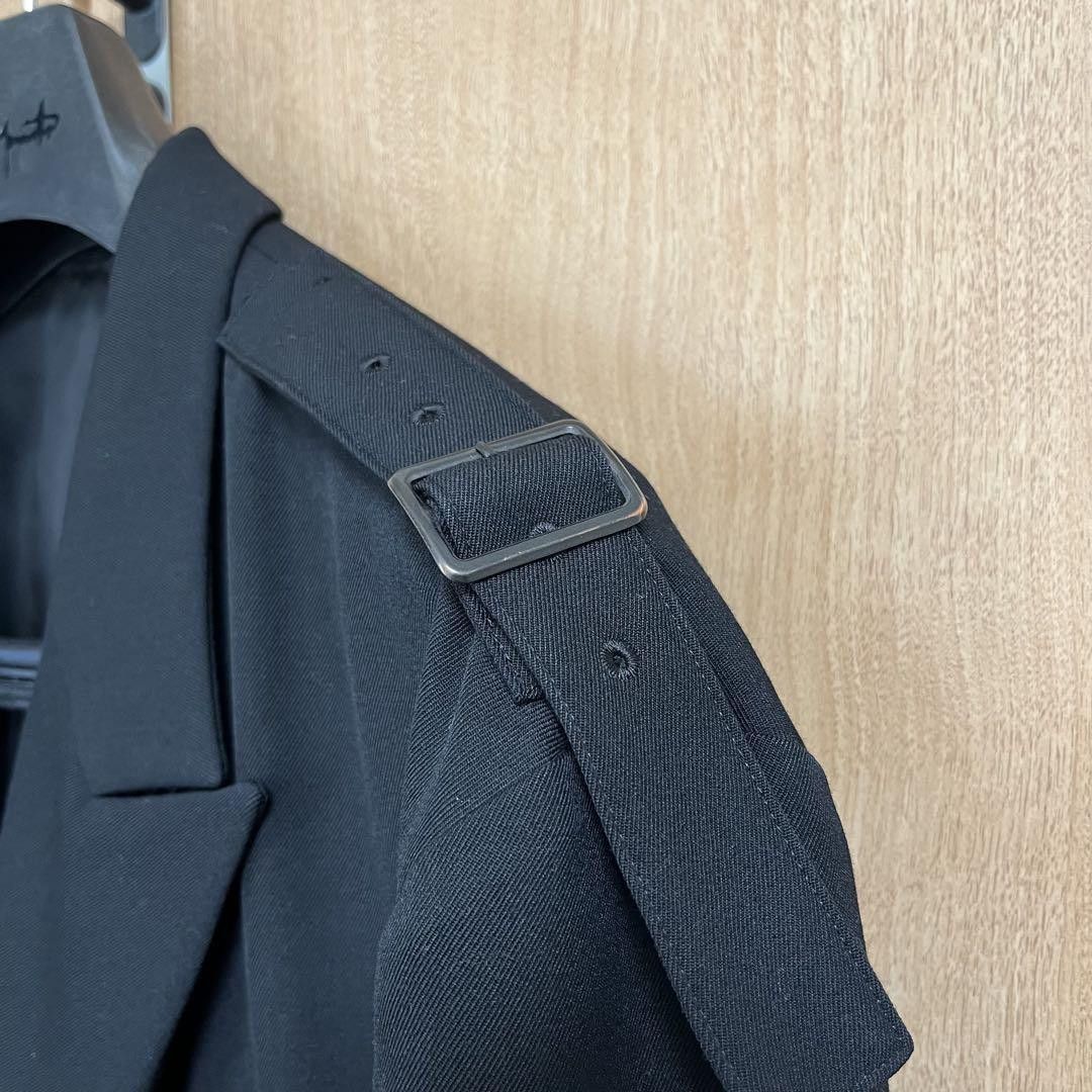 Yohji Yamamoto POUR HOMME 24aw Wool gabardine jacket H-J74-534 Size US M / EU 48-50 / 2 - 3 Thumbnail
