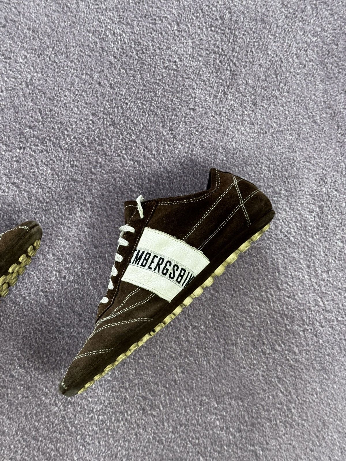 Dirk Bikkembergs 00’s Dirk Bikkembergs Distressed Leather Y2K Trainers Size US 8.5 / EU 41-42 - 13 Thumbnail