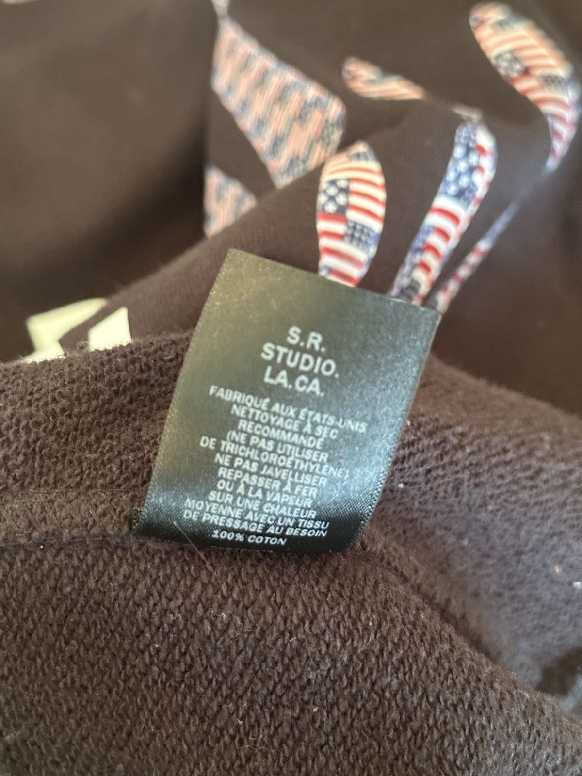 Sterling Ruby S.R. STUDIO. LA. CA. Candles American Flag Hoodie Size US L / EU 52-54 / 3 - 15 Thumbnail