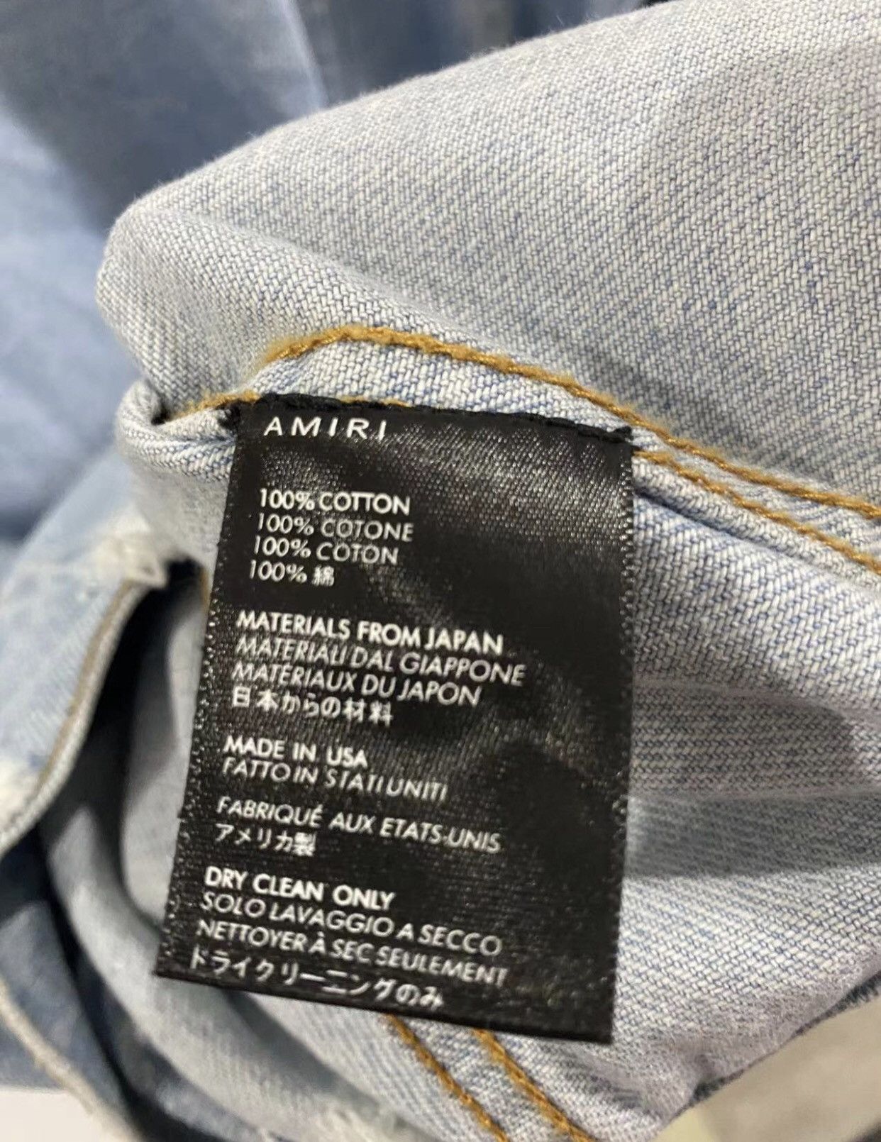 Amiri Amiri denim jacket 2412-Nextarrow Size US M / EU 48-50 / 2 - 5 Thumbnail