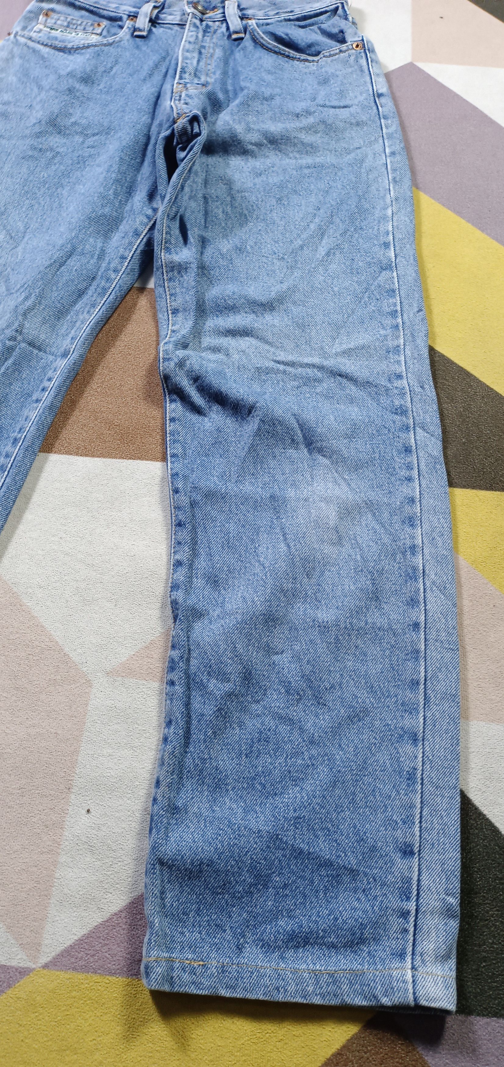 Edwin × Vintage Vintage💥 EDWIN made in Italy Distressed Jeans Size US 27 - 7 Thumbnail