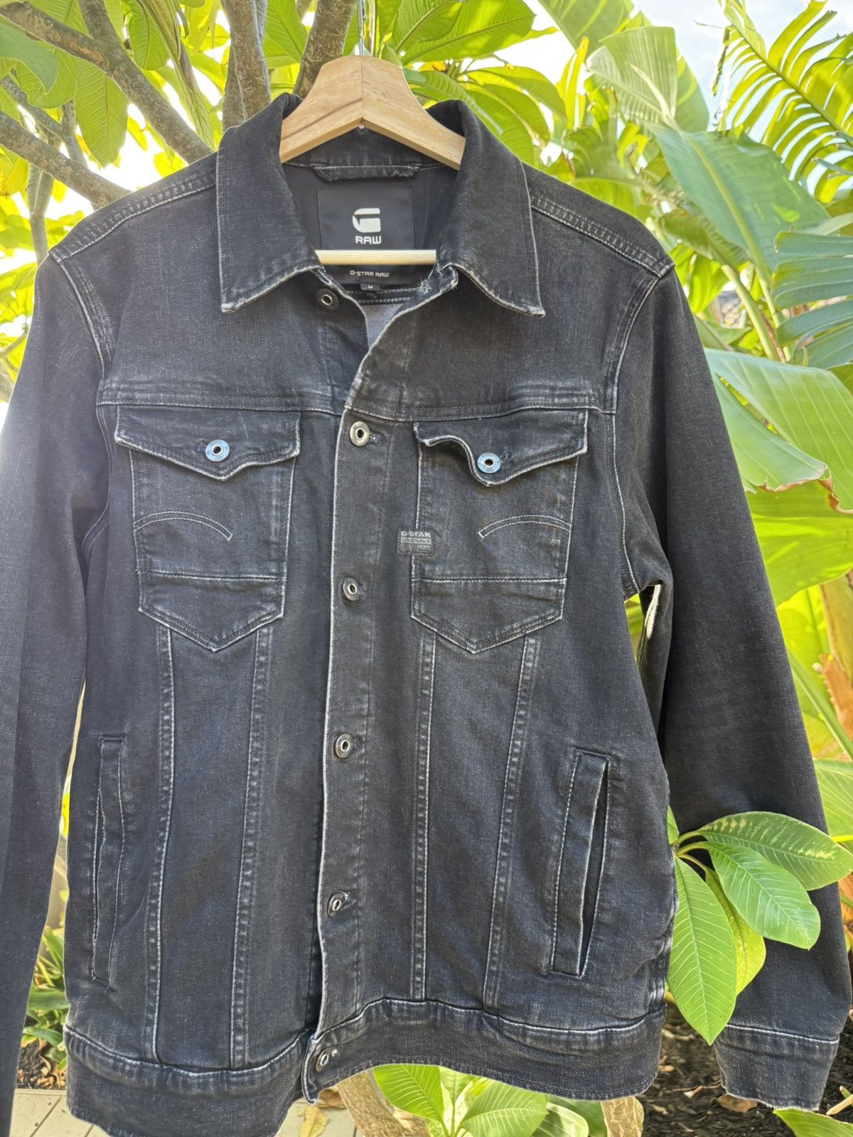 G-Star G-Star Black Denim Jacket Medium Size US M / EU 48-50 / 2 - 1 Thumbnail