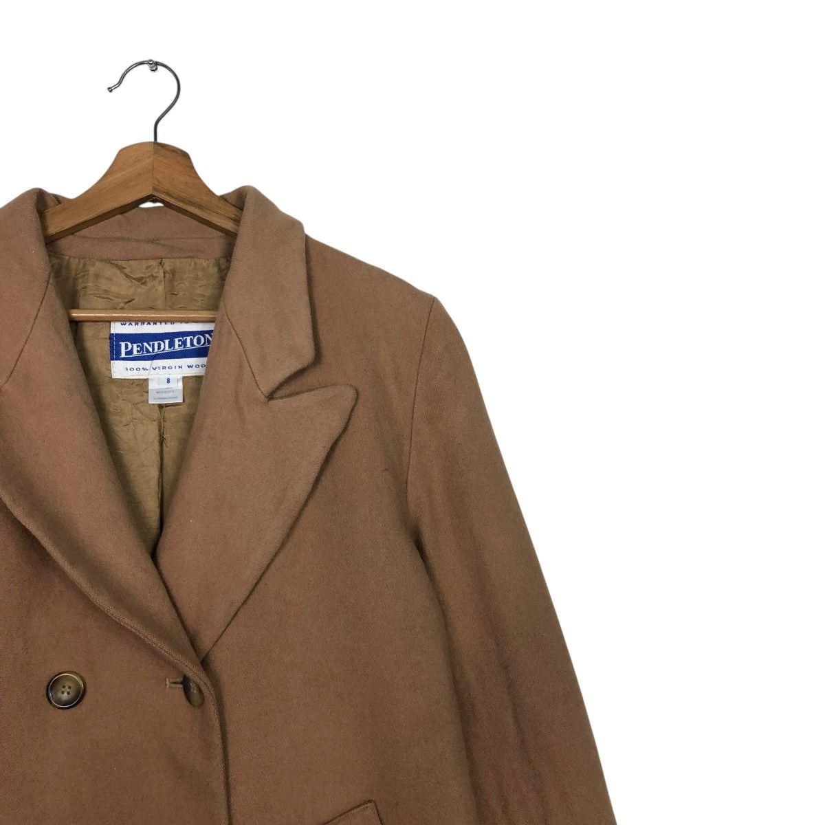 Pendleton 🔥VINTAGE LONG JACKET WOOL PENDLETON DOUBLE BREAST Size US S / EU 44-46 / 1 - 5 Thumbnail
