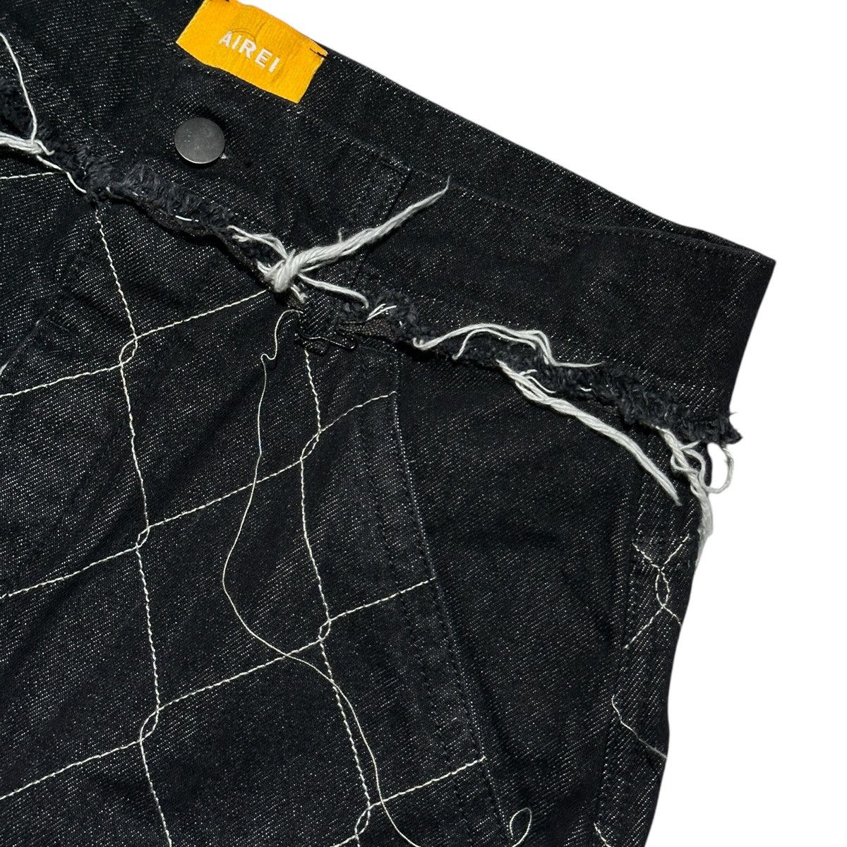 AIREI $1,250 Exposed chain link stitch denim Size US 34 / EU 50 - 2 Thumbnail