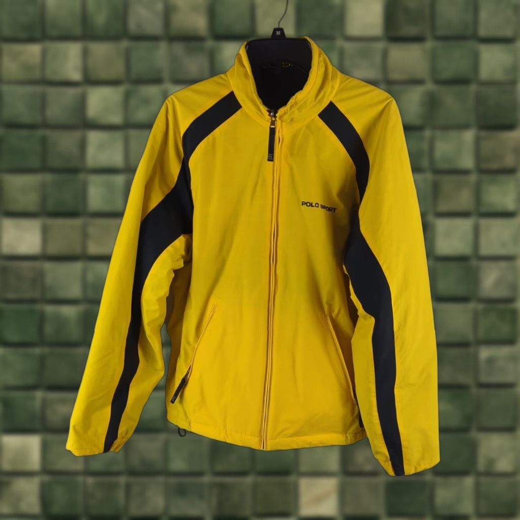 Vintage VINTAGE Polo Sport Men's Jacket Reversible Fleece Yellow M Corp Size US M / EU 48-50 / 2 - 1 Thumbnail