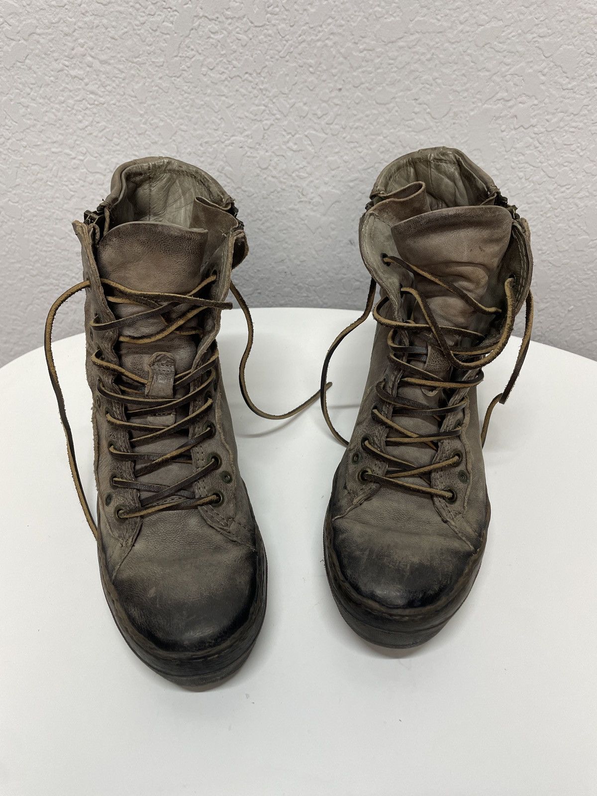 A.S.98 Vintage AS98 Buckle Biker Boots Rick Owens Style Airstep Size US 8 / IT 38 - 10 Thumbnail