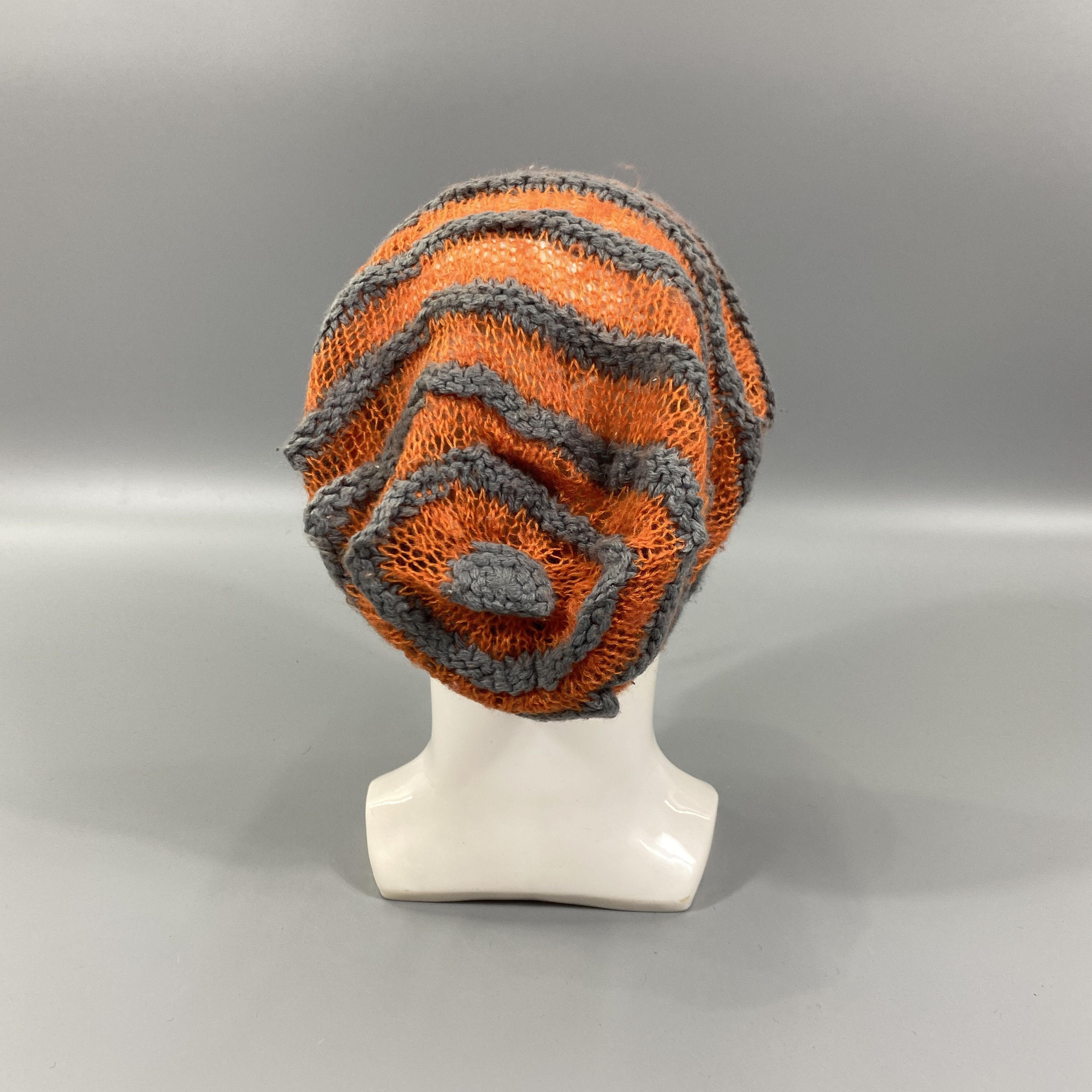 Japanese Brand Vintage Striped Snow Cap Beanie Hat -BN960 Size ONE SIZE - 3 Thumbnail