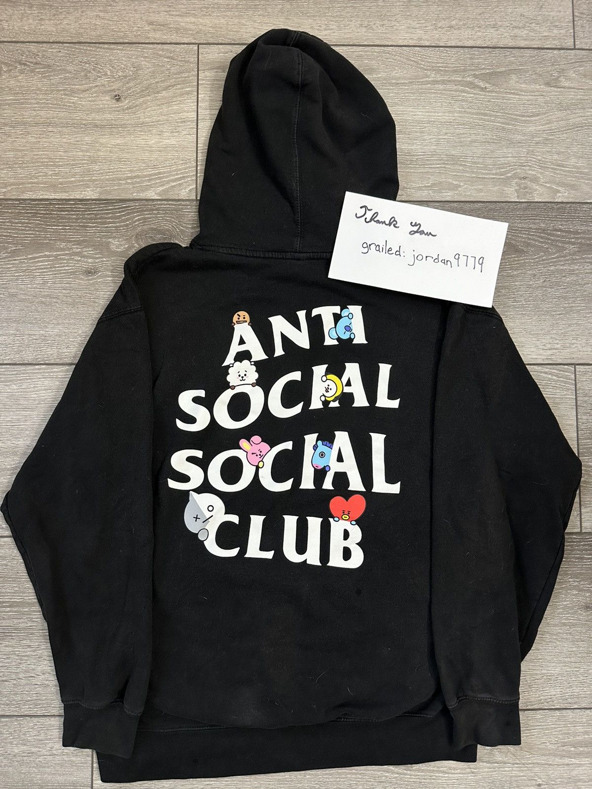 Anti Social Social Club Anti Social Social Club x BTS Peekaboo Hoodie Grailed