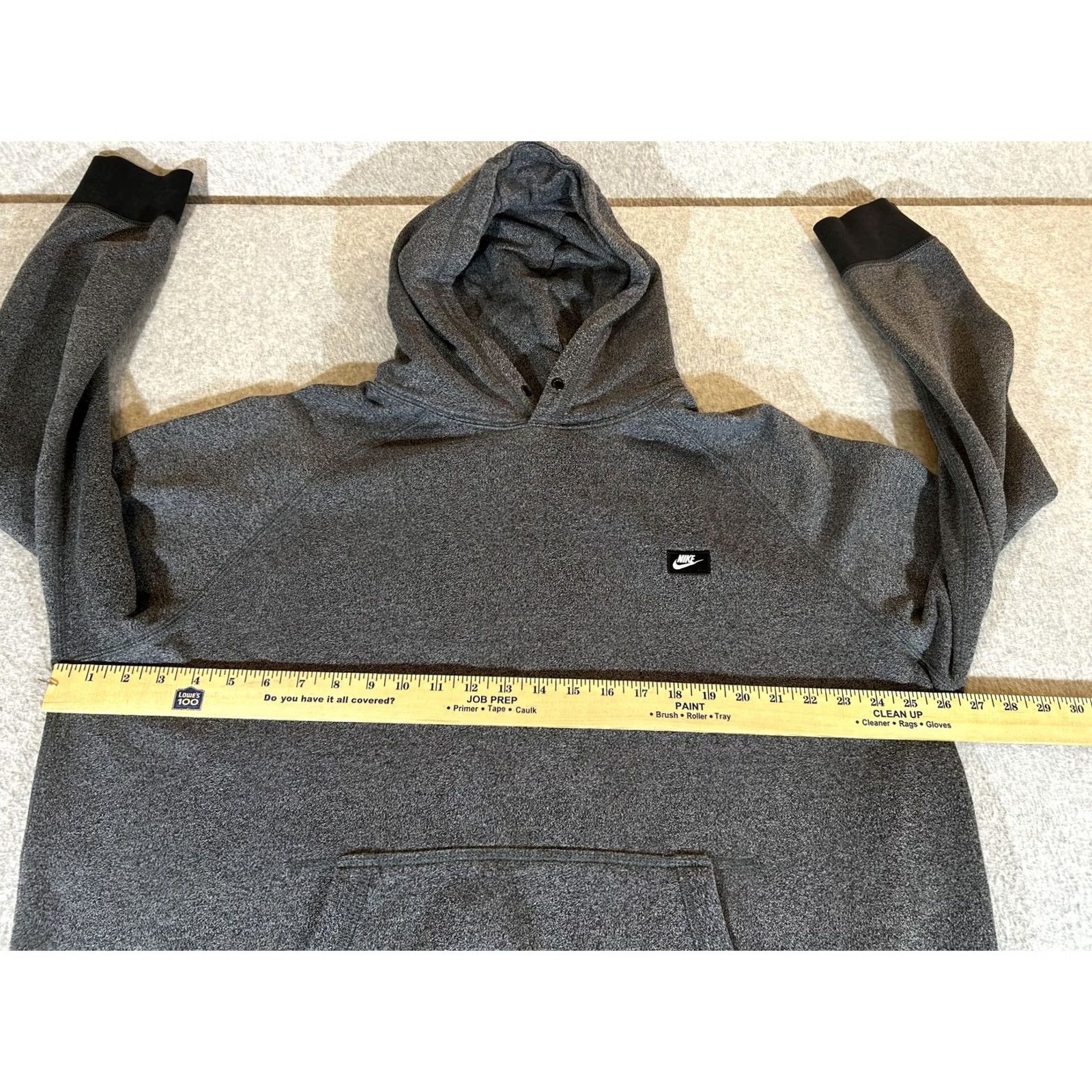 Nike Nike Hoodie Gray Pullover Sweatshirt French Terry Sportswear Shoebox XXL 2XL Men Size US XXL / EU 58 / 5 - 5 Thumbnail
