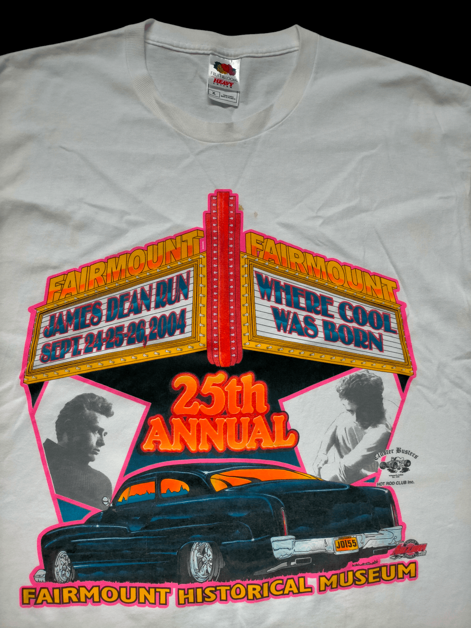 Band Tees × Vintage Vintage 2004 James Dean Y2k Hot Rod Racing Sport Cart Tee Size US XL / EU 56 / 4 - 1 Thumbnail