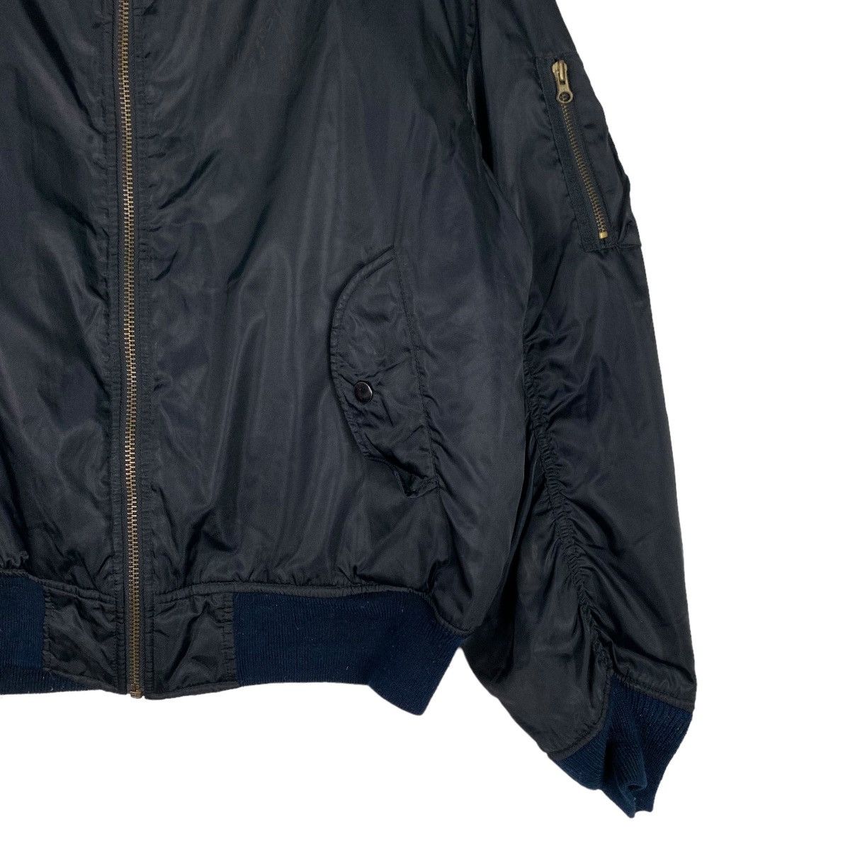 Vintage Vintage Corinth MFG USA Black Bomber Jacket #0902-C40 Size US L / EU 52-54 / 3 - 4 Thumbnail