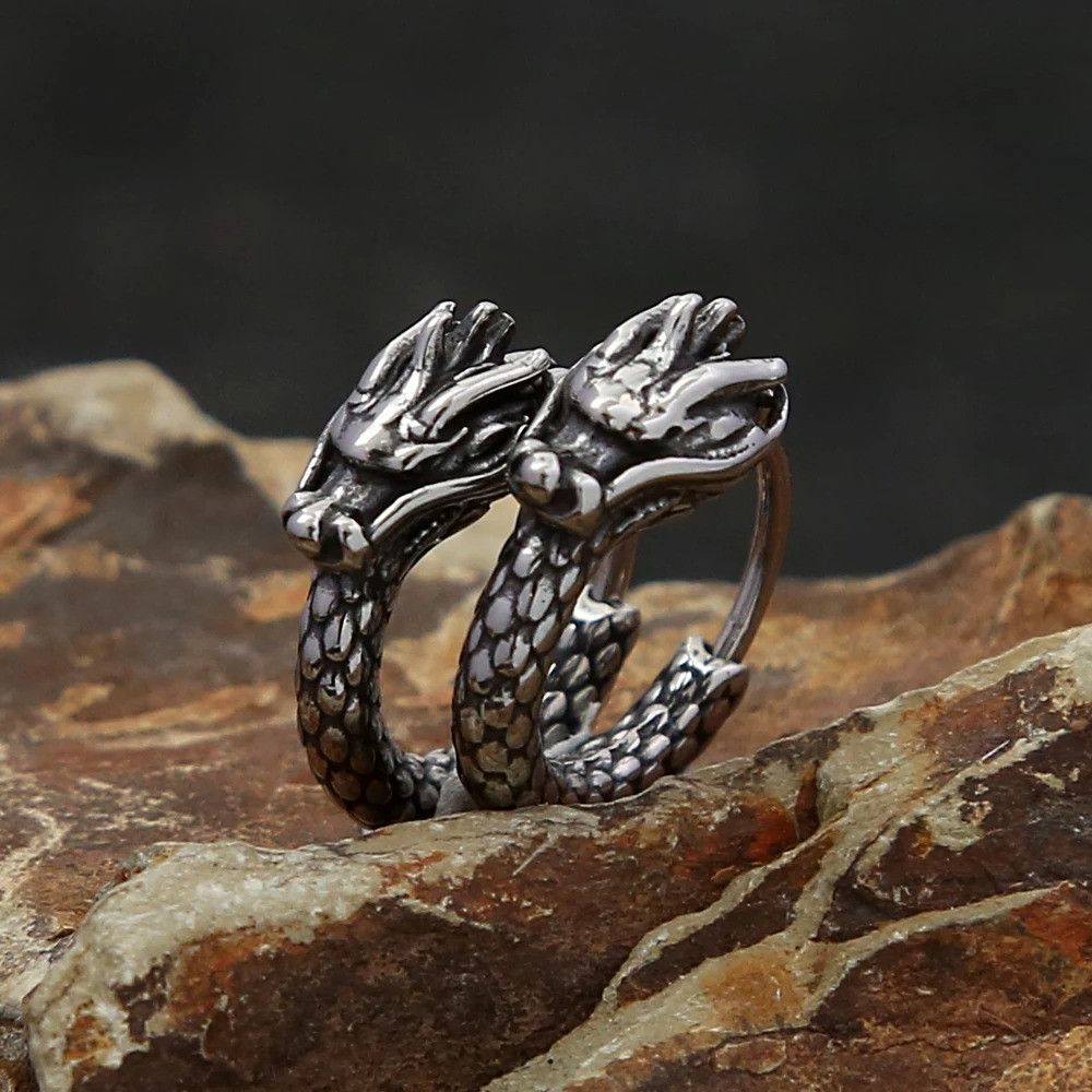 Japanese Brand × Vintage Vintage Dragon Earrings Size ONE SIZE - 1 Thumbnail