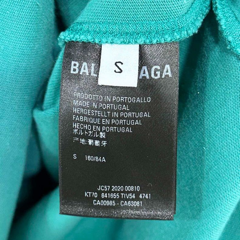 Balenciaga Balenciaga Lake water green mailbox logo short sleeve Size US S / EU 44-46 / 1 - 6 Thumbnail