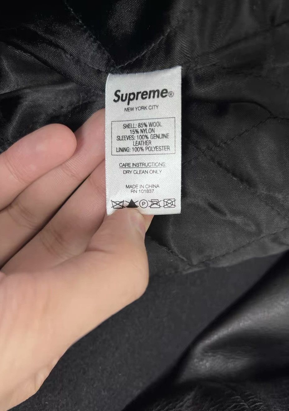 Supreme Supreme 17fw gonz Ramm varsity leather jacket Size US M / EU 48-50 / 2 - 5 Thumbnail