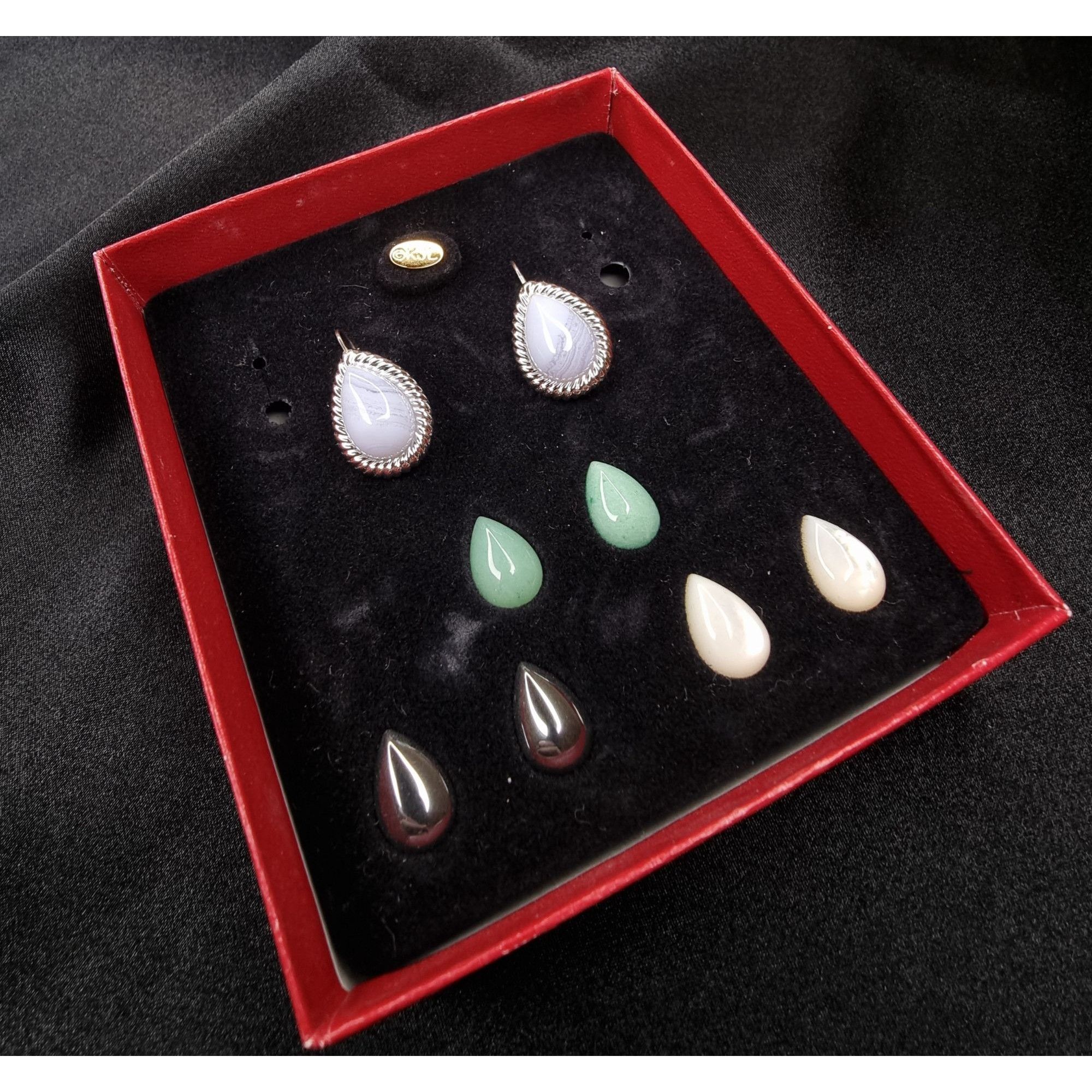 Kenneth Jay Lane Vintage KJL By Kenneth Jay Lane Interchangeable Teardrop Ear Size ONE SIZE - 1 Thumbnail