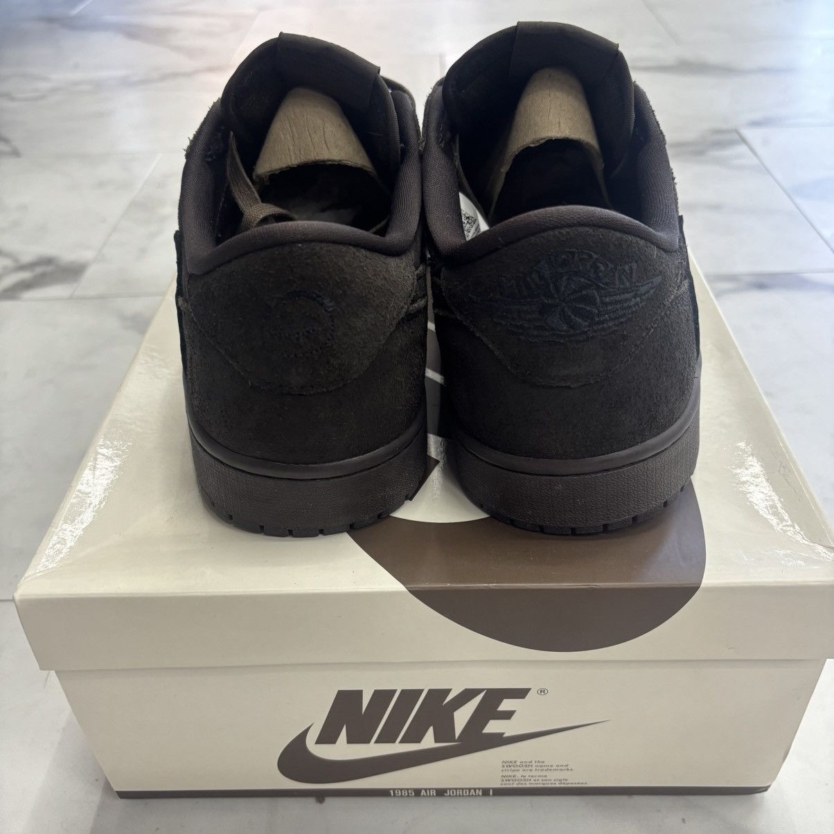 Nike × Travis Scott Nike X Travis Scott Jordan 1 Low “Velvet Brown” Size US 12.5 / EU 45-46 - 4 Thumbnail