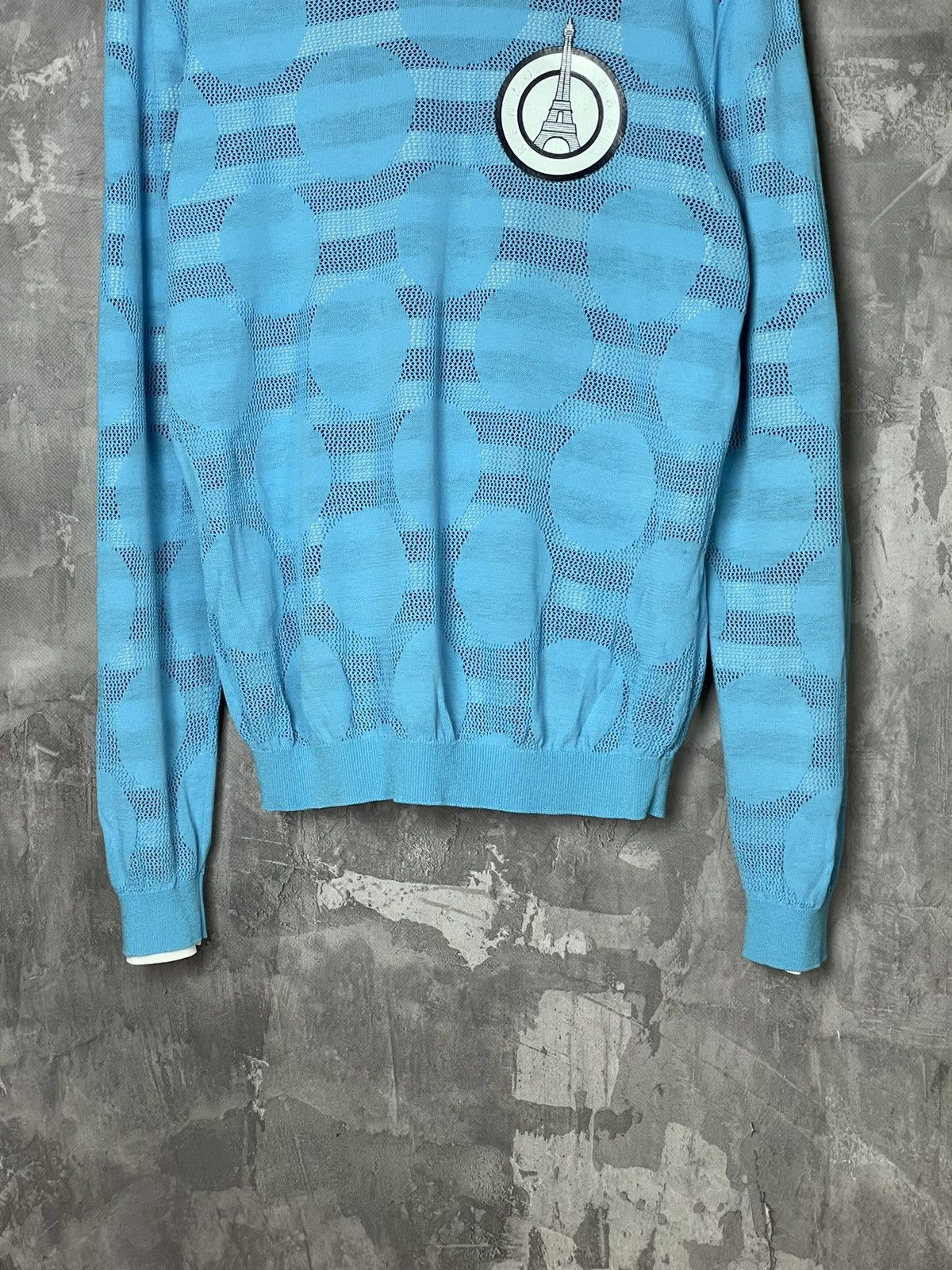 Designer × Kenzo KENZO Paris Eiffel Tower Sweatshirt Crewneck Blue size M Size M / US 6-8 / IT 42-44 - 5 Thumbnail