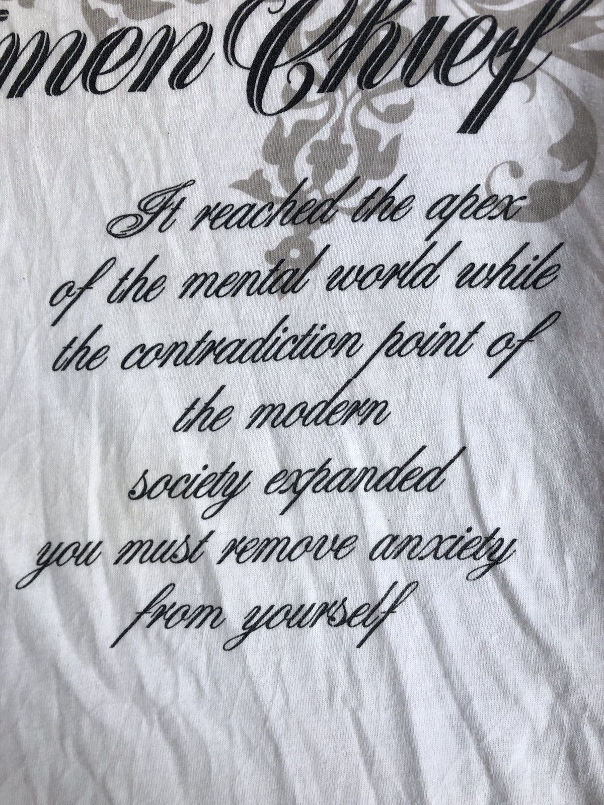 Japanese Brand T-Graphic Words Shirt Poem Size US L / EU 52-54 / 3 - 2 Thumbnail