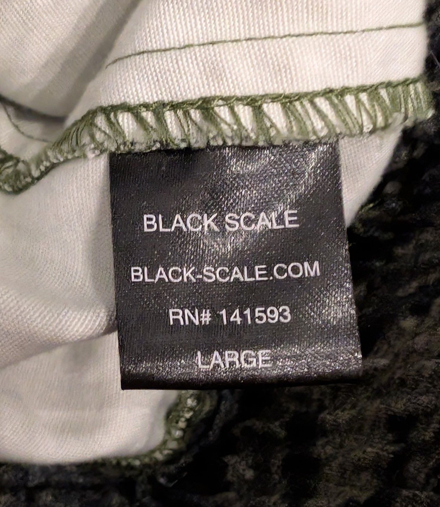 Black Scale Black Scale Half Zip Anorak Hooded Jacket Pattern Print Size US L / EU 52-54 / 3 - 4 Thumbnail