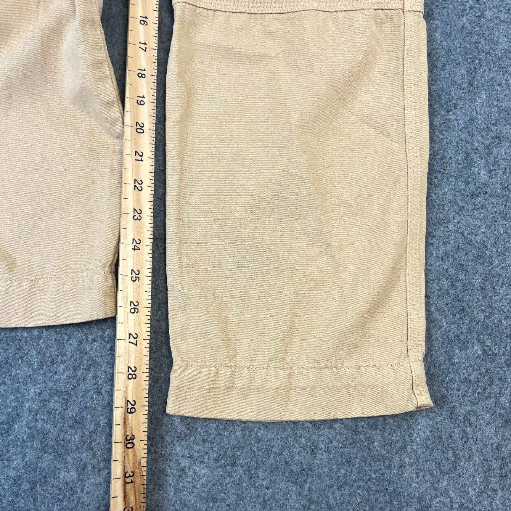 Kickers VINTAGE Kickers Womens Cargo Jeans Straight 27 30 UK 8 Beige Denim 5-Pocket Design Jeans Womens Size 30" / US 8 / IT 44 - 5 Thumbnail
