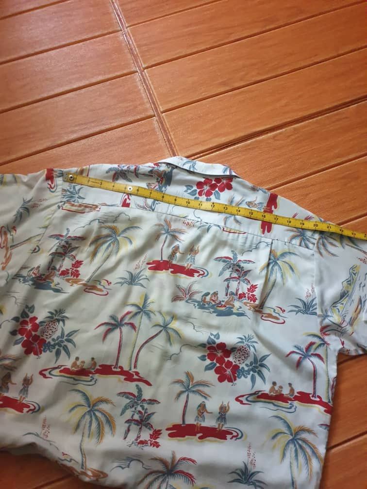 Japanese Brand Pineapple Connection 100% Rayon Hawaiian Shirt Size US XL / EU 56 / 4 - 7 Thumbnail