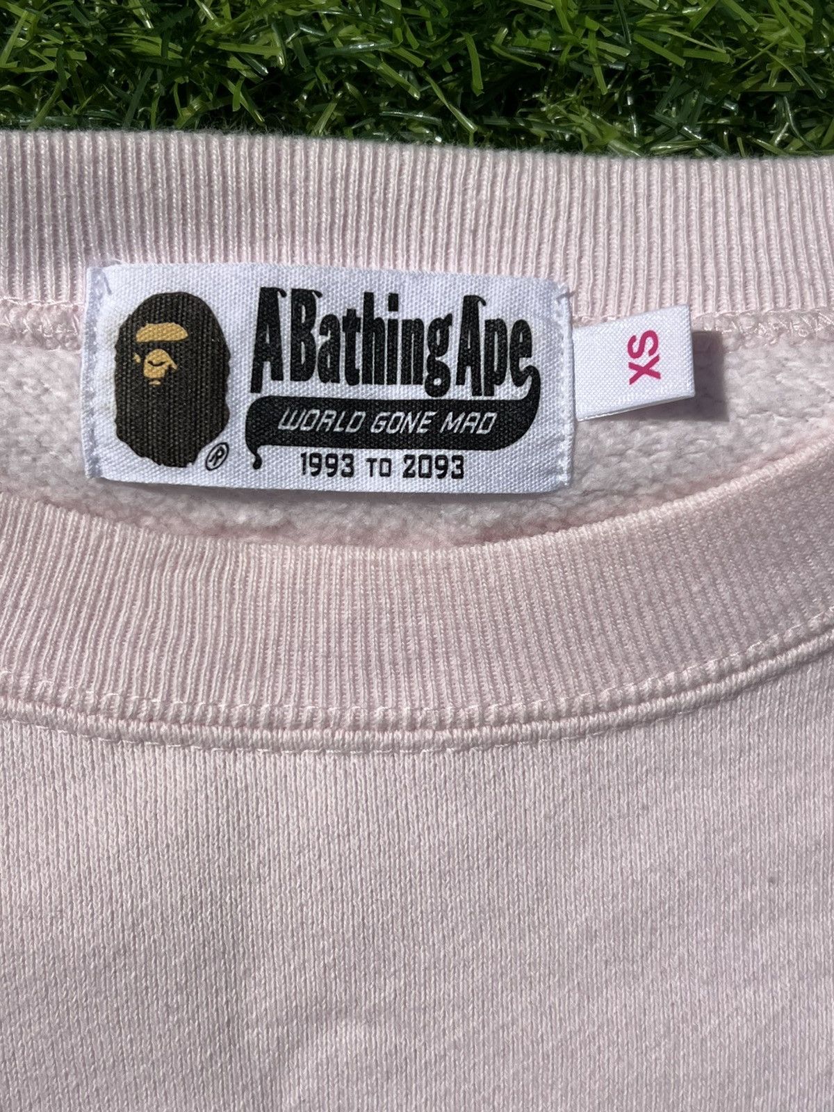 Bape Vintage A Bathing Ape® Pink Shark Full Zip Sweatshirt Size XS / US 0-2 / IT 36-38 - 3 Thumbnail