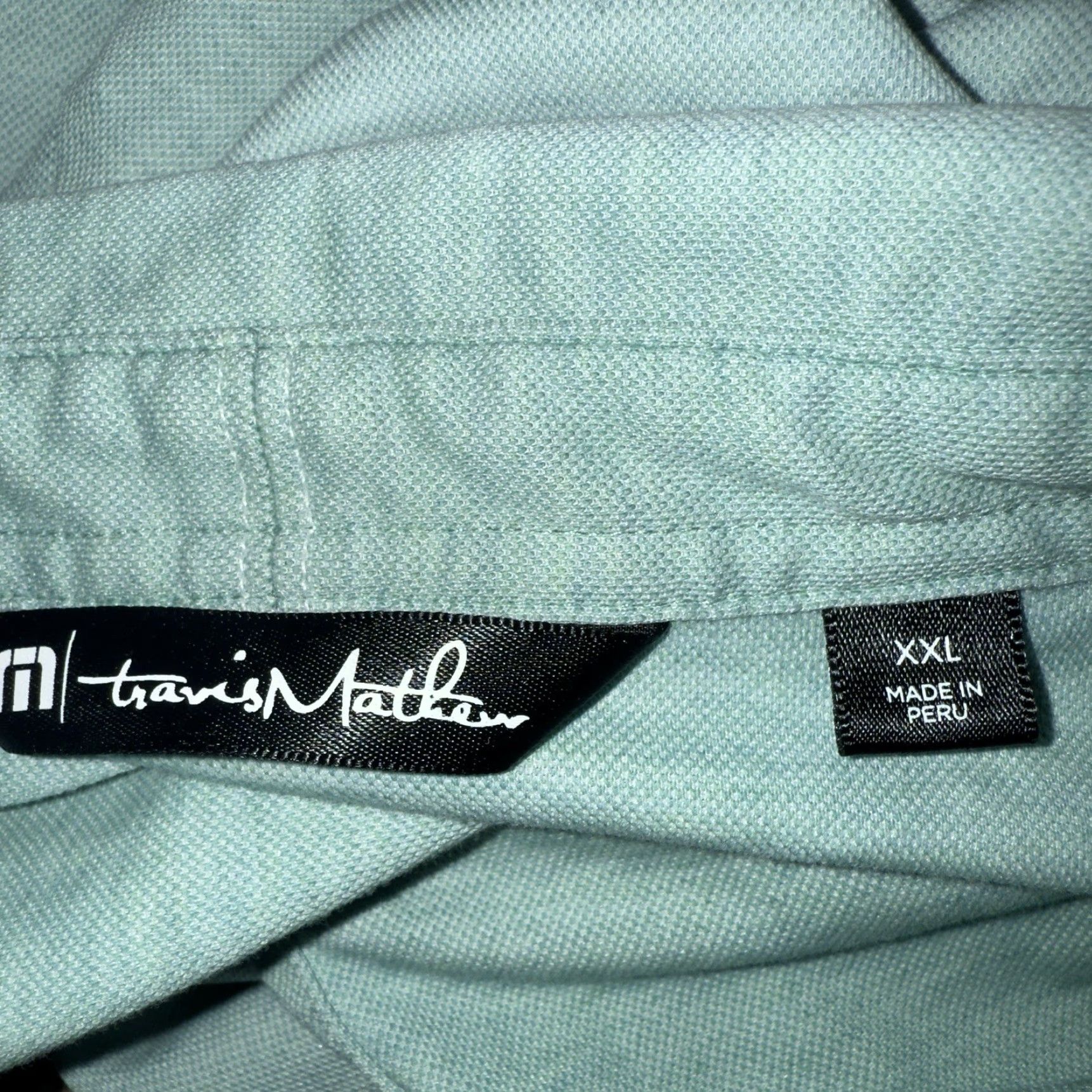 TravisMathew Travis Mathew Polo Shirt Mens XXL Blue Size US XXL / EU 58 / 5 - 4 Thumbnail