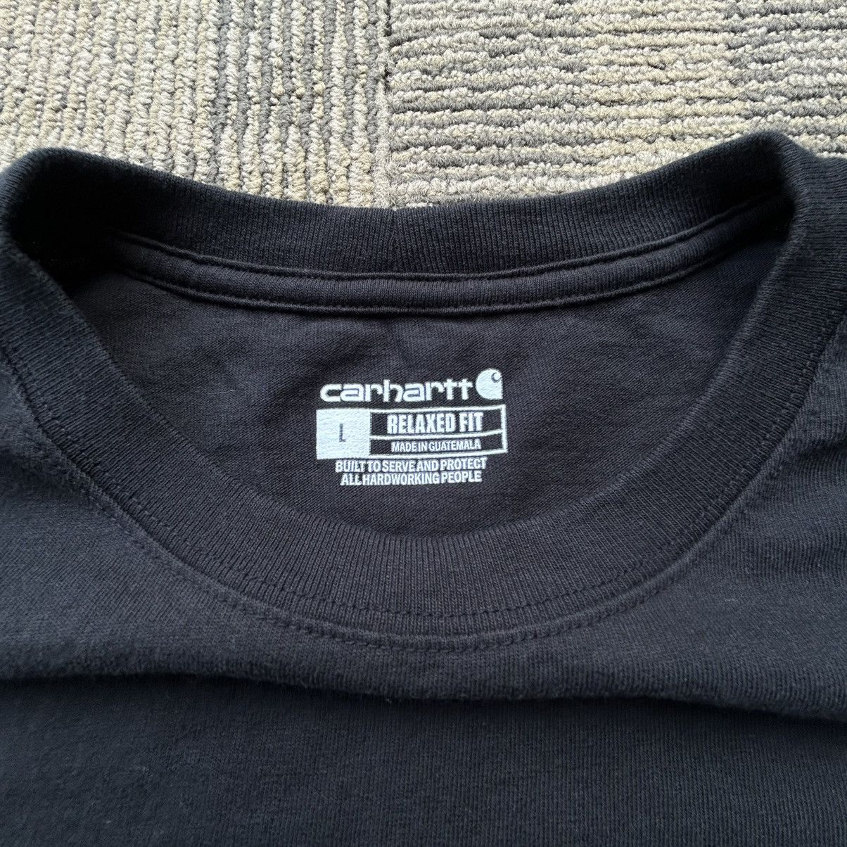 Carhartt Carhartt Loose Fit Pocket Tee Black T Shirt Short Sleeve Size US L / EU 52-54 / 3 - 2 Thumbnail