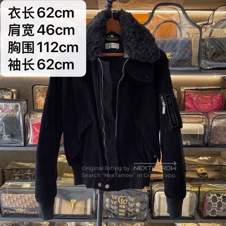 Saint Laurent Paris Saint Laurent Paris Black Corduroy Sheepskin Collar Jacket Size XS / US 0-2 / IT 36-38 - 7 Thumbnail