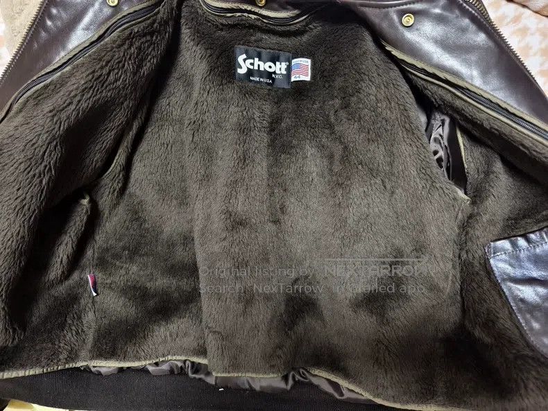 Schott Schott 184, bare cowhide Size US XL / EU 56 / 4 - 9 Thumbnail