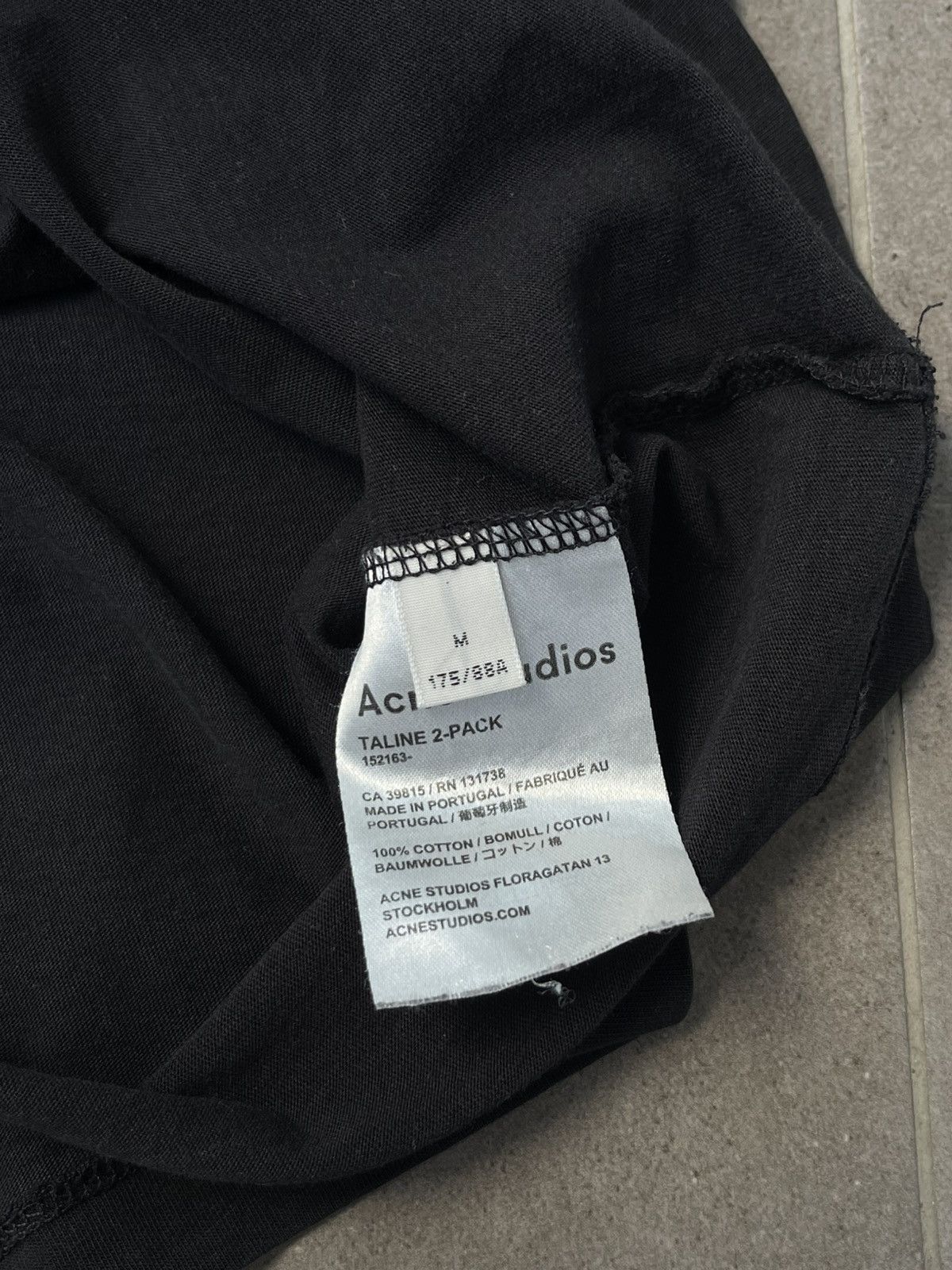 Acne Studios Acne Studios Black Short Sleeve T-Shirt Size US S / EU 44-46 / 1 - 10 Thumbnail